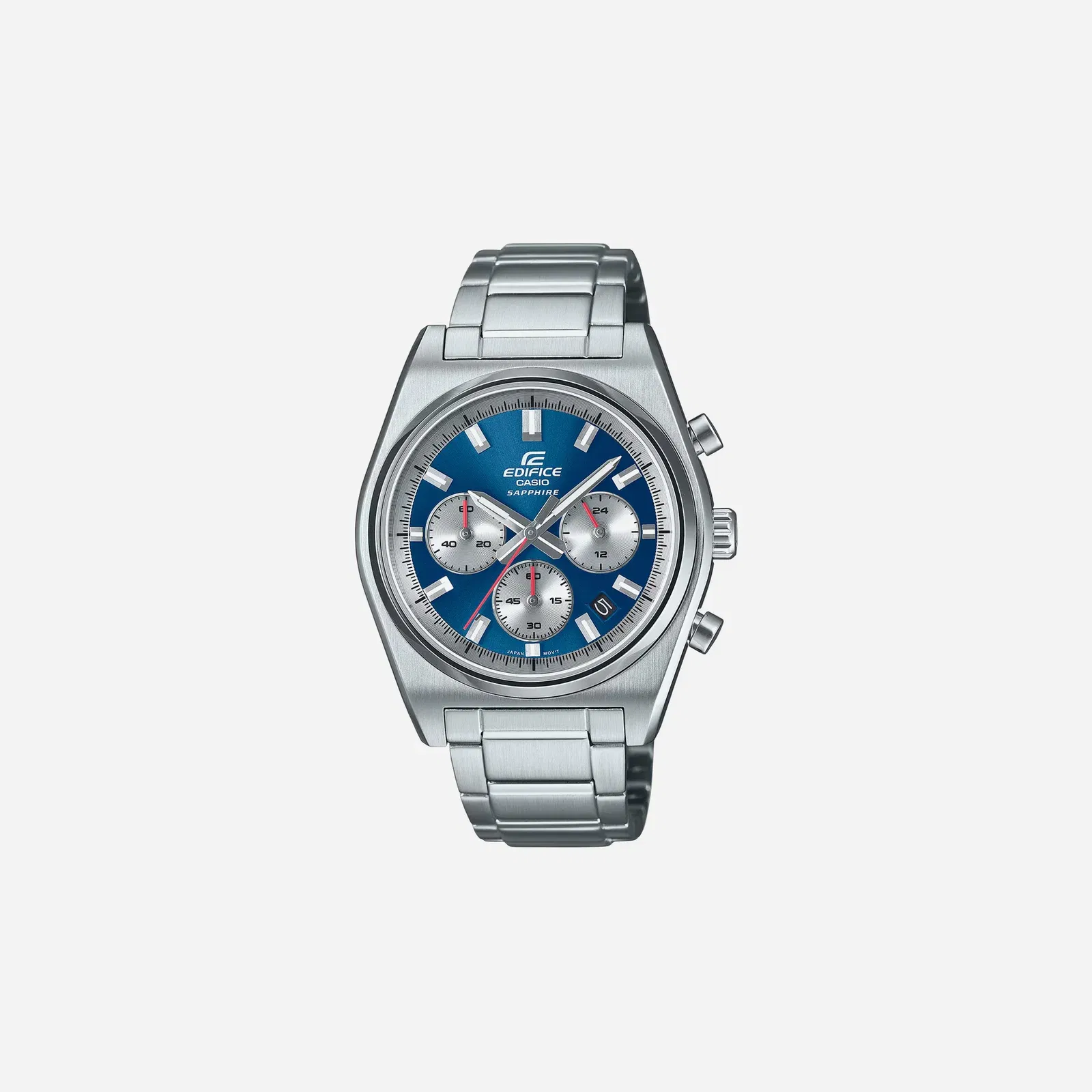 Casio Edifice EFB-730D-2AVUDF Quartz Blue Dial Chronograph Stainless Steel Watch