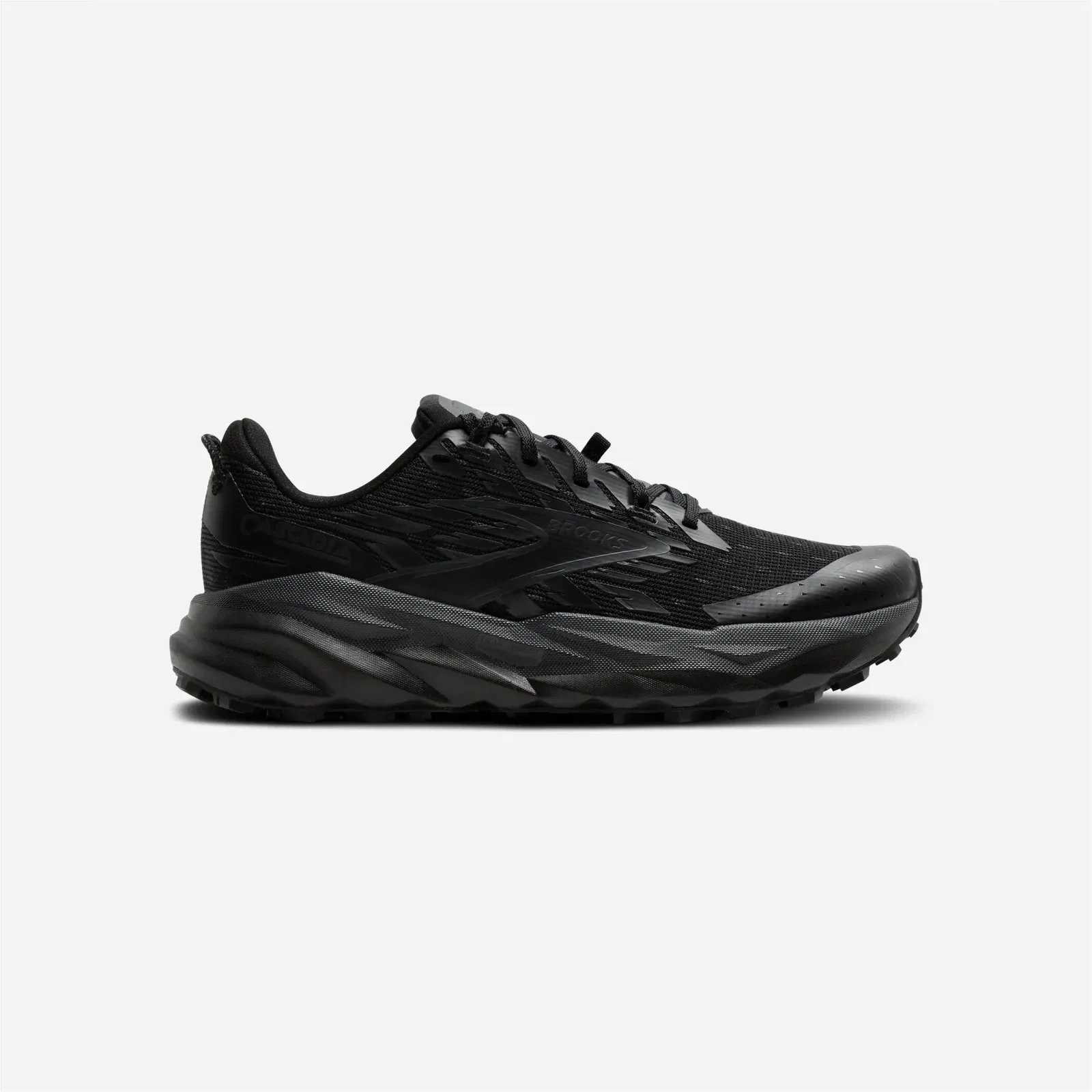 Brooks Cascadia 19 Black Black Ebony