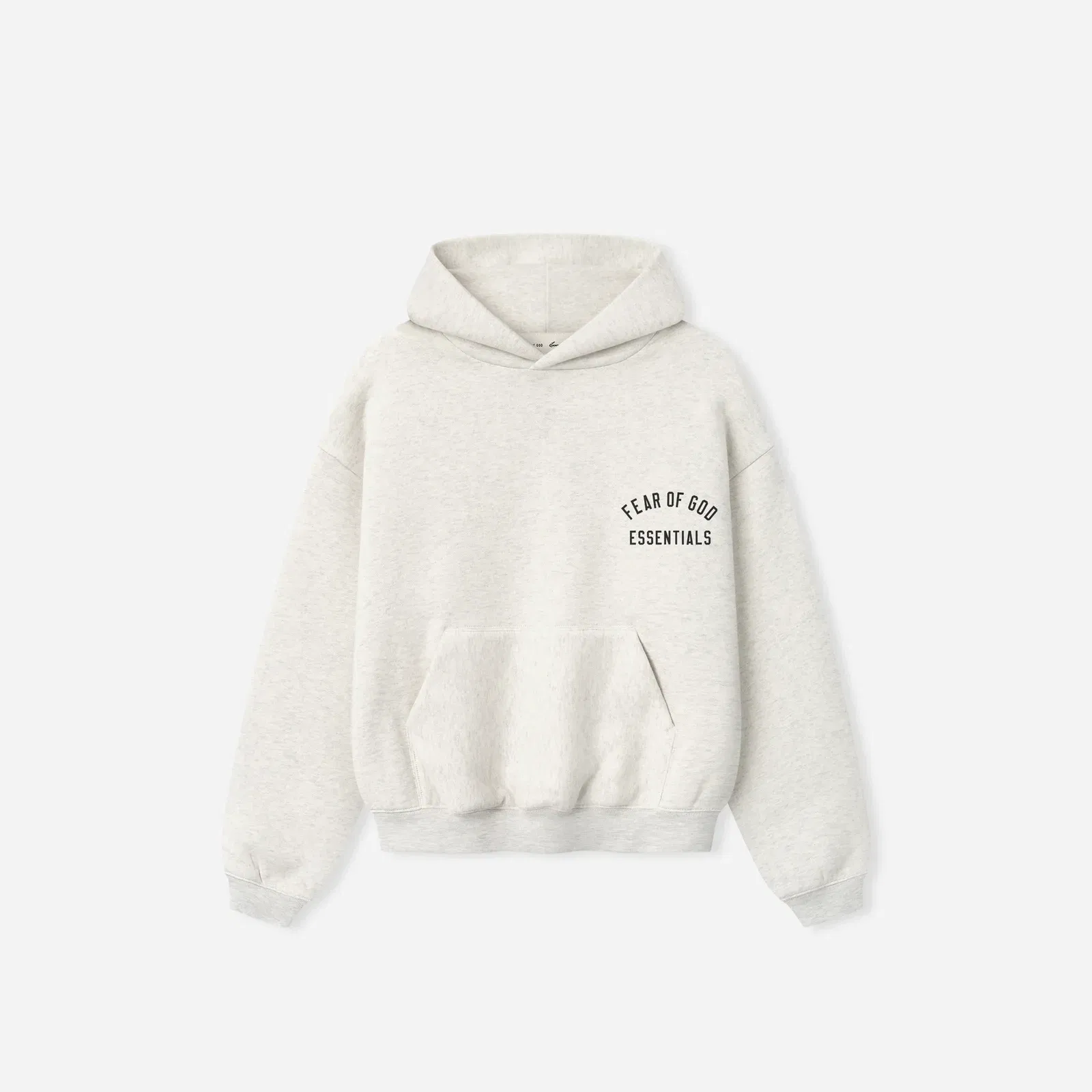 Fear Of God Essentials Kids Classic Hoodie Oatmeal Heather