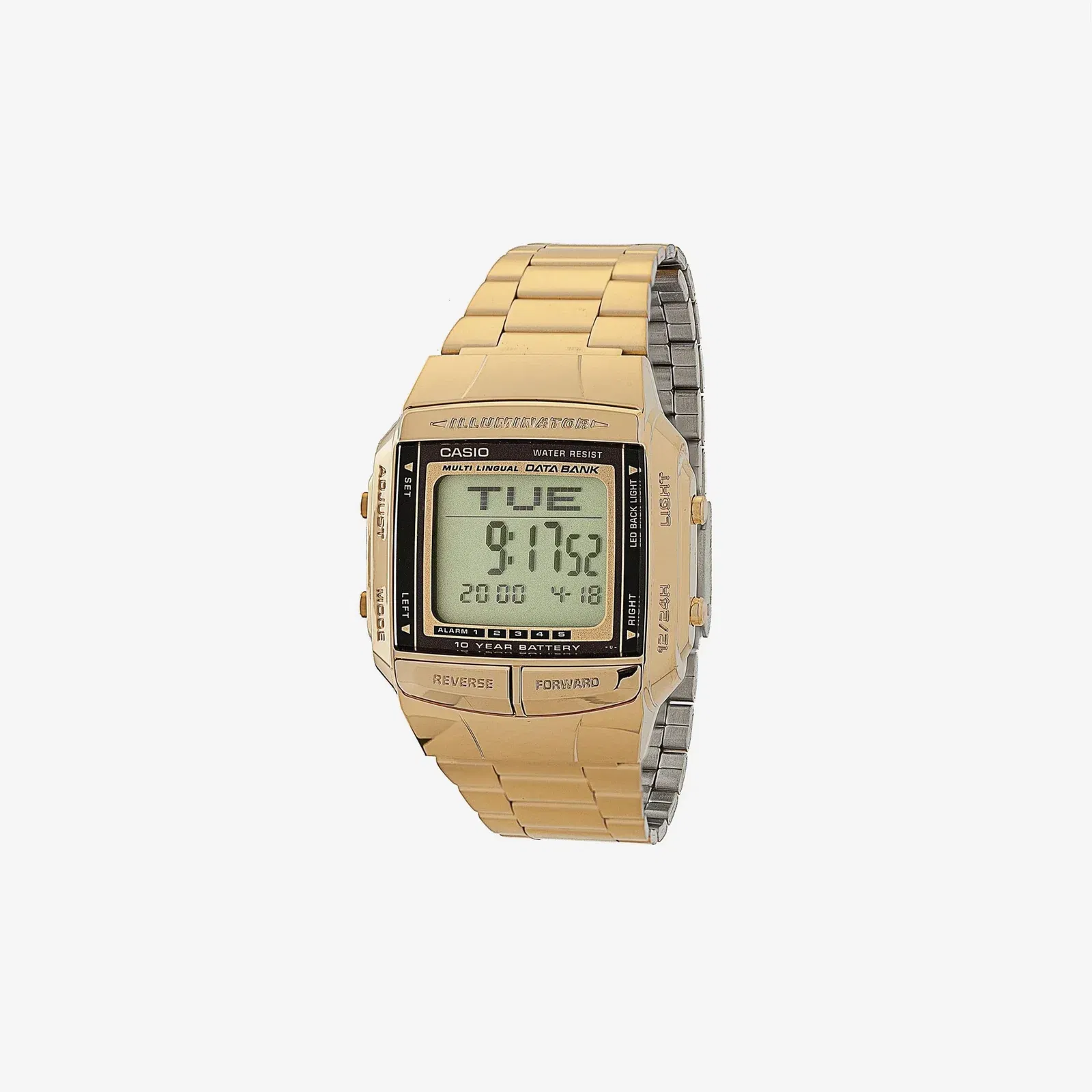 Casio Gold & Black Digital Watch - Gold / One Size DB-360G-9A