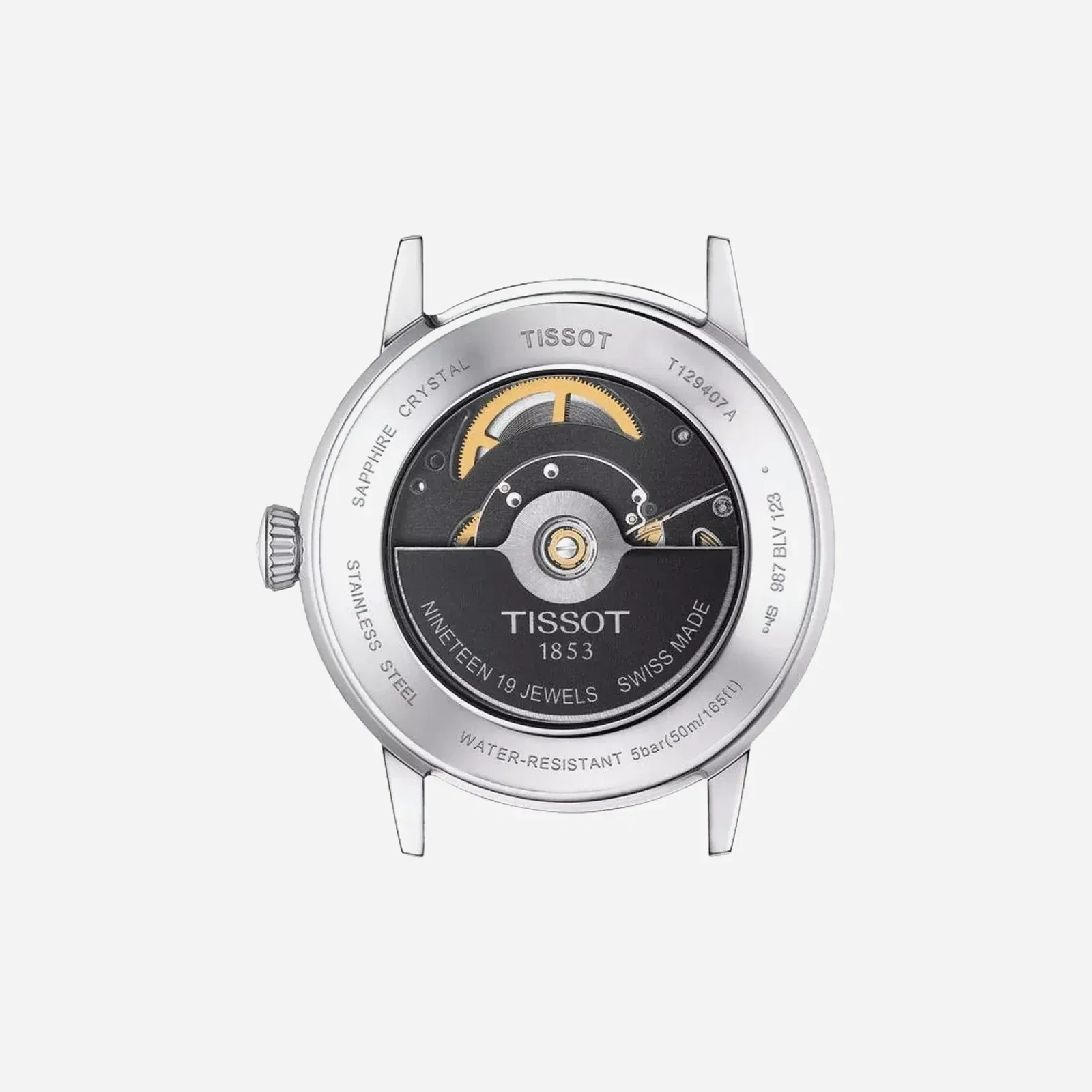 Tissot Classic Dream Swissmatic Automatic Dial Black Leather Strap Watch