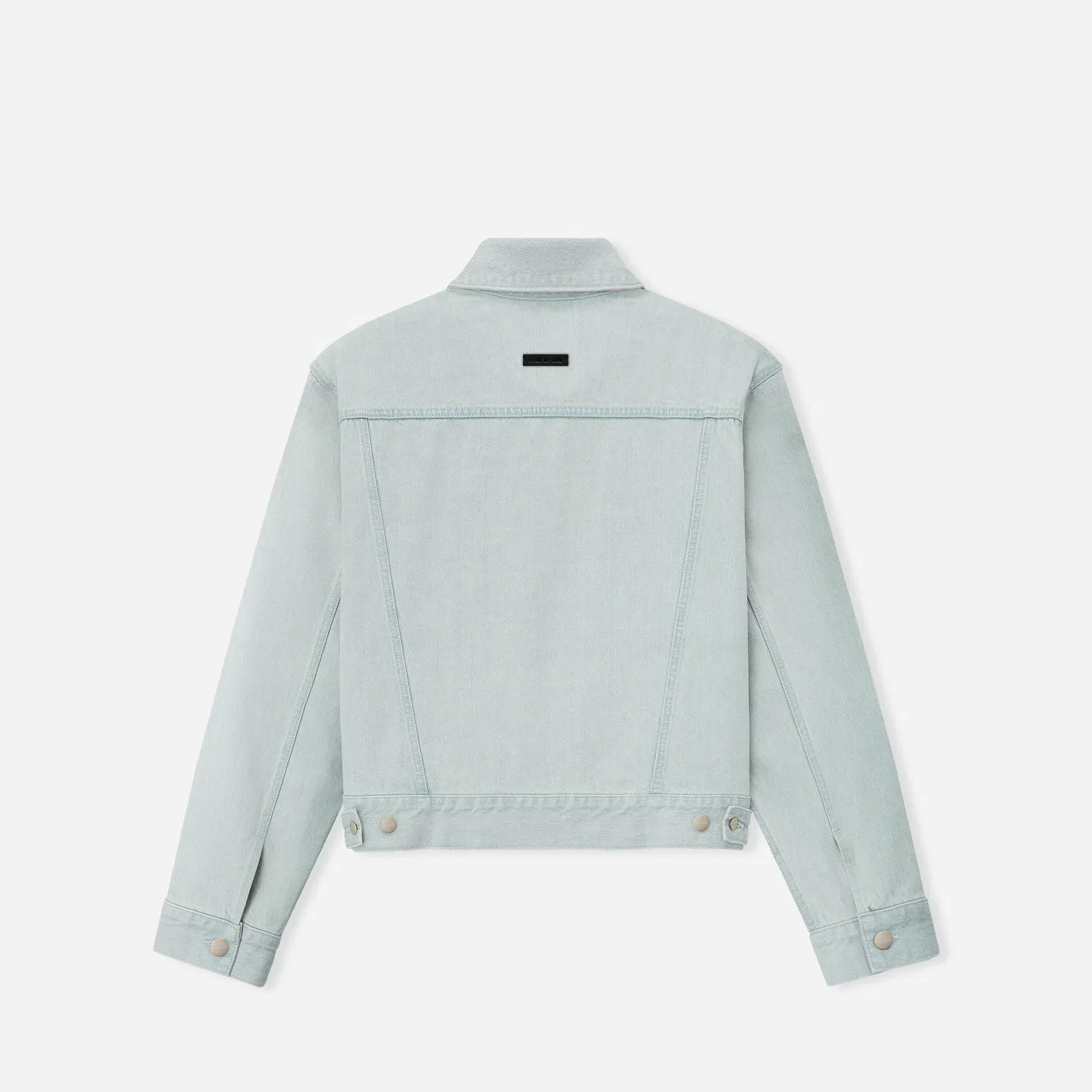 Fear Of God Bleached Denim Classic Trucker Jacket Bleach Wash