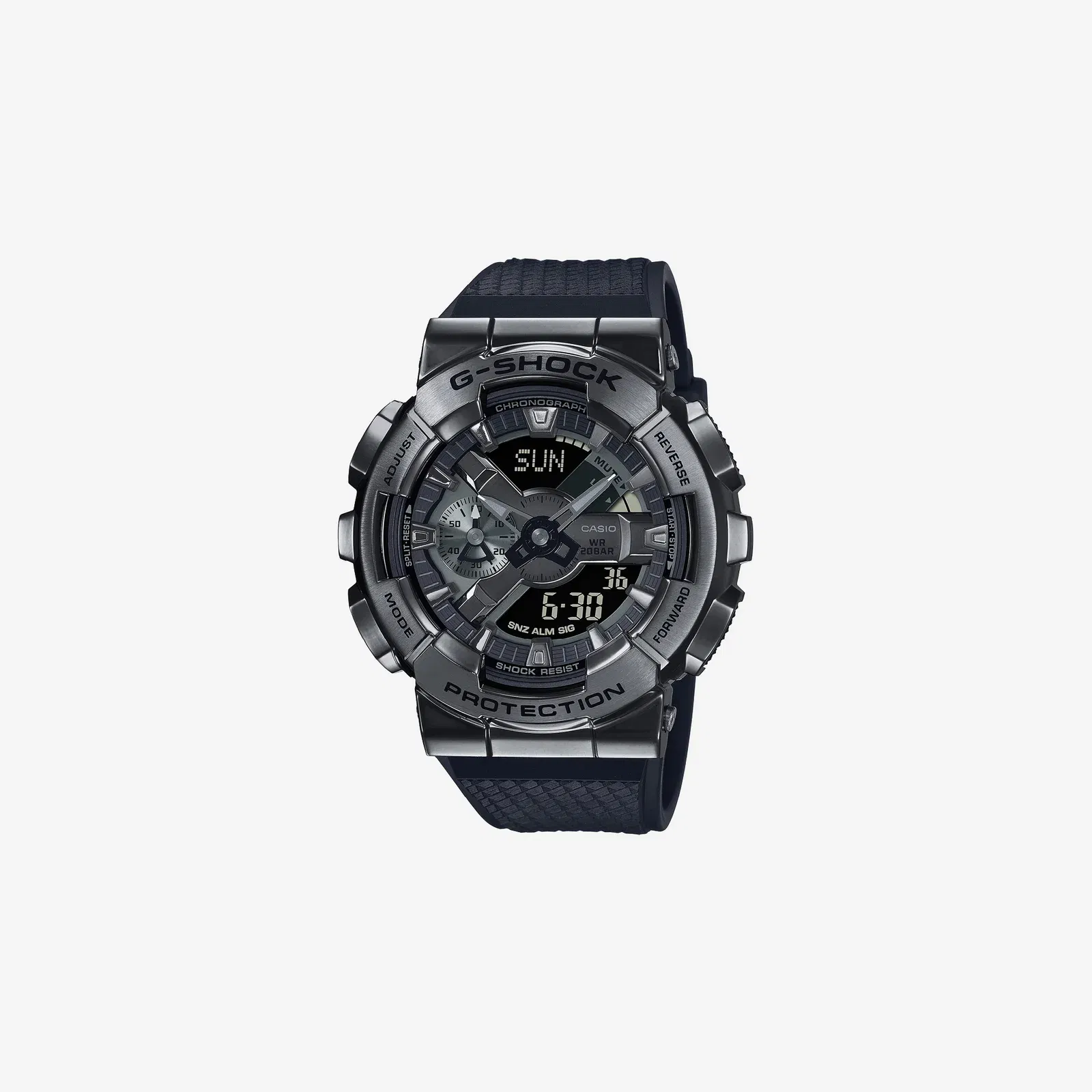Casio G-Shock GM-110BB-1ADR Quartz Grey Dial Analog-Digital Resin Watch