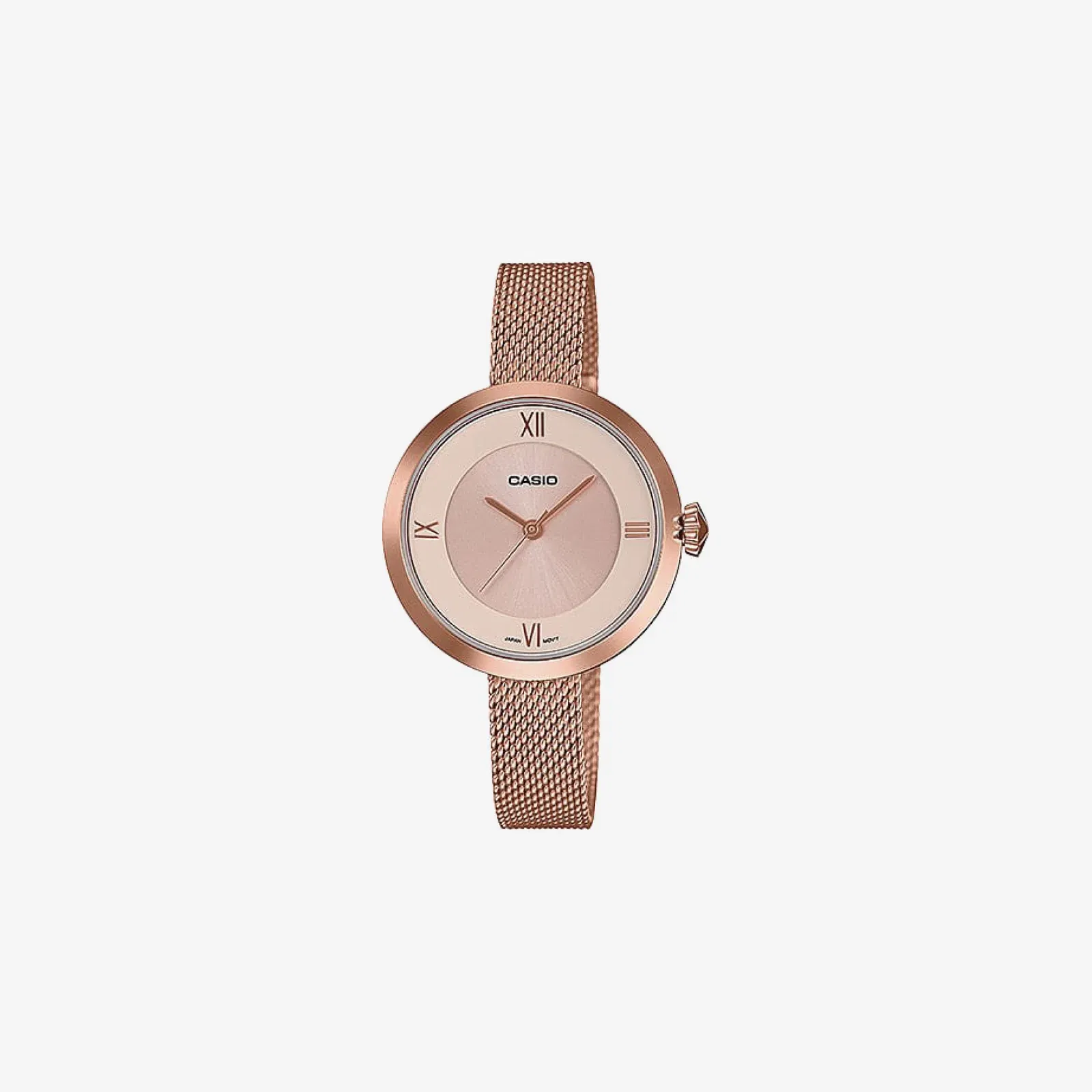 Casio Enticer LTP-E154MPG-4ADF Quartz Rose Gold Dial Analog Stainless