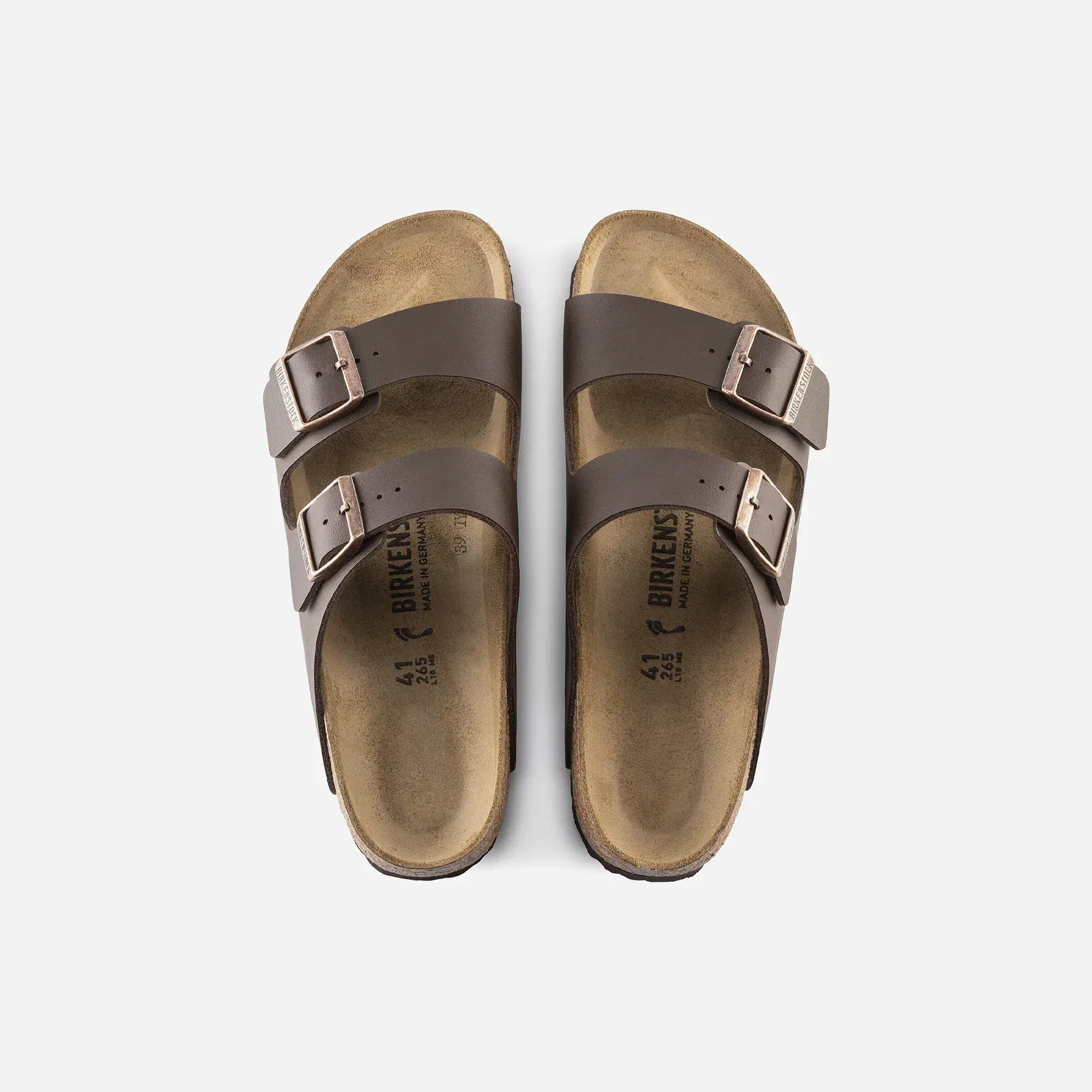 Birkenstock Arizona Birko-Flor Dark Brown Narrow Fit