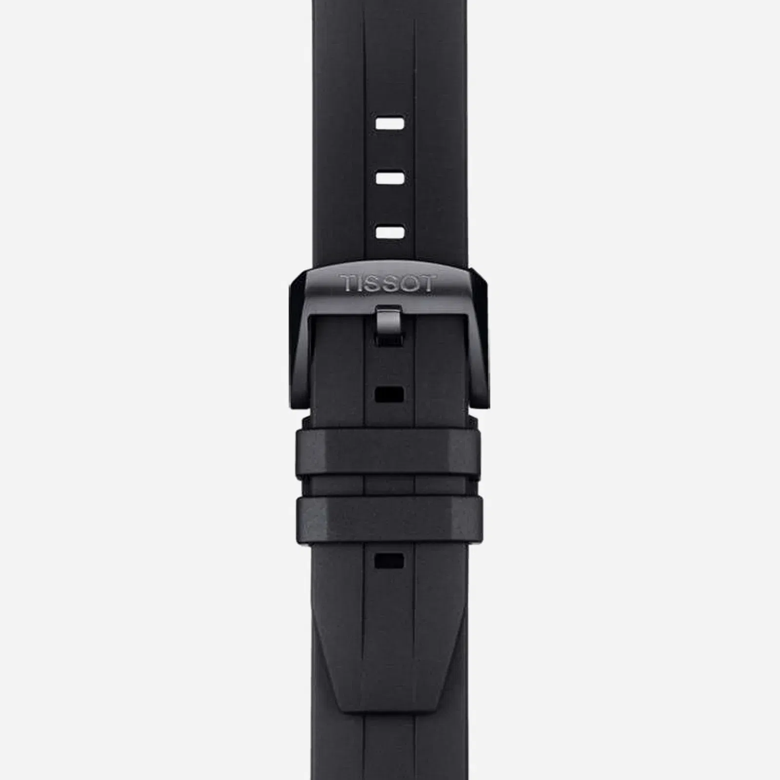 Tissot Seastar 1000 Chronograph Black Dial Black Rubber Strap Watch