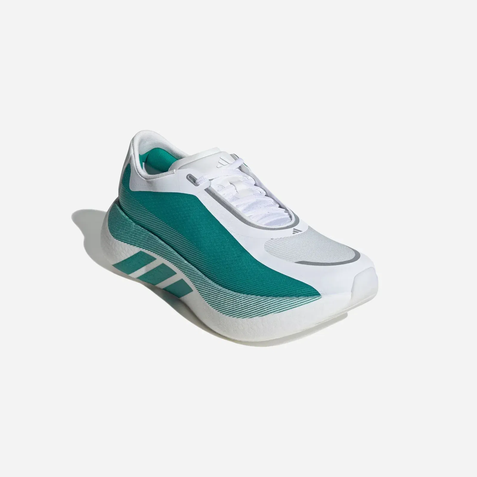 Adidas Hyperboost Edge Running Shoes Cloud White / Equipment Green / Zero Metalic