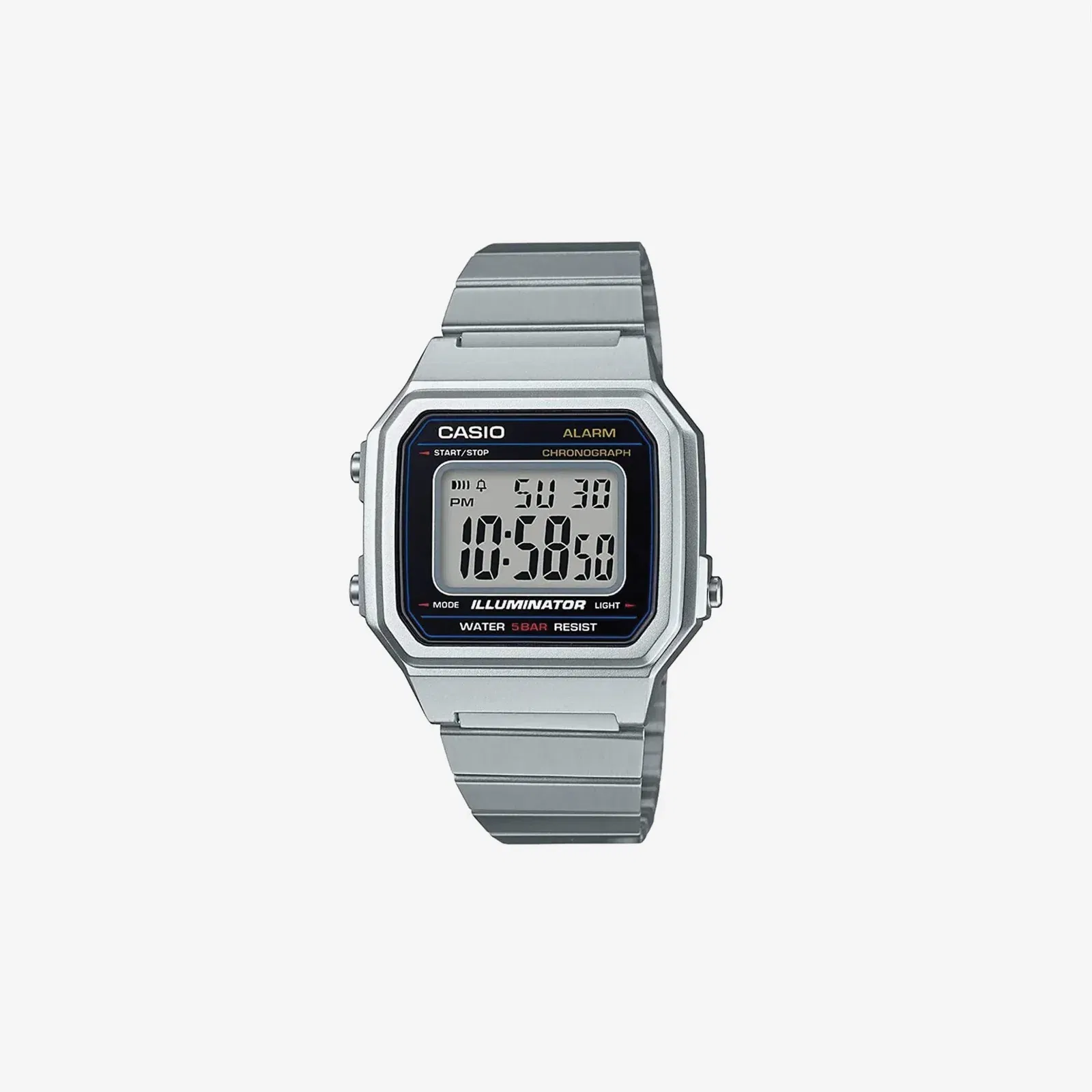 Casio B650WD-1ACF Classic Digital Display Quartz Silver Watch