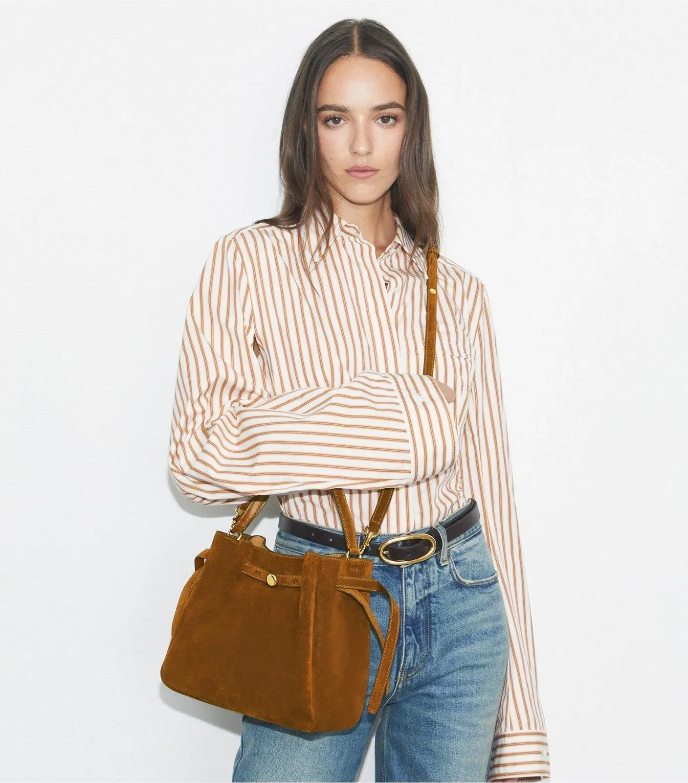 Romy Suede Bucket Bag