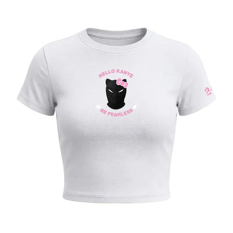 Kanye West - Hello Kanye Baby Tee in White