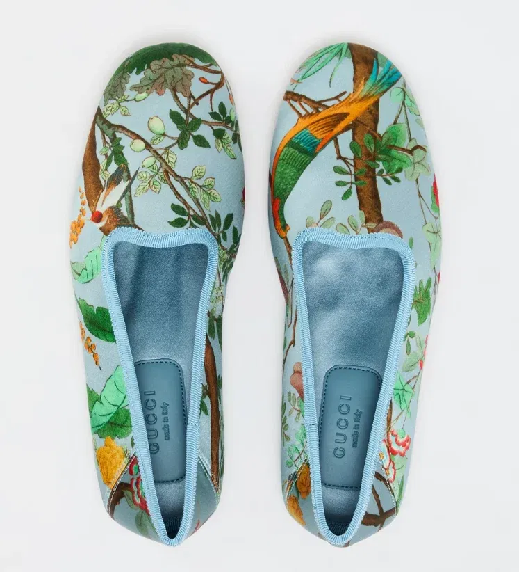 Gucci Men's Full Fit Slippers LtBl Mlti/Lt Bl