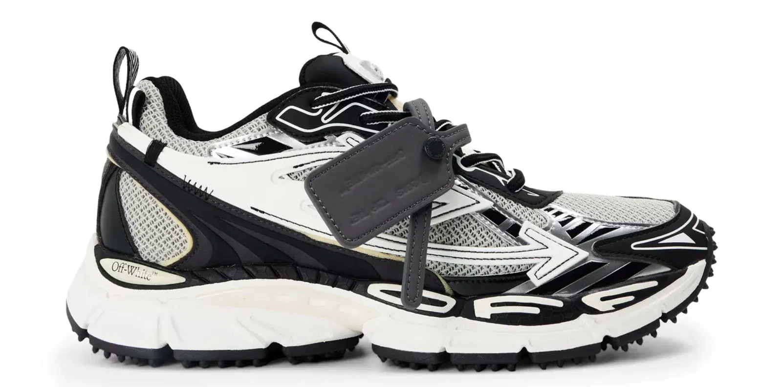 OFF WHITE Men's Be Right Sneakers Black/White
