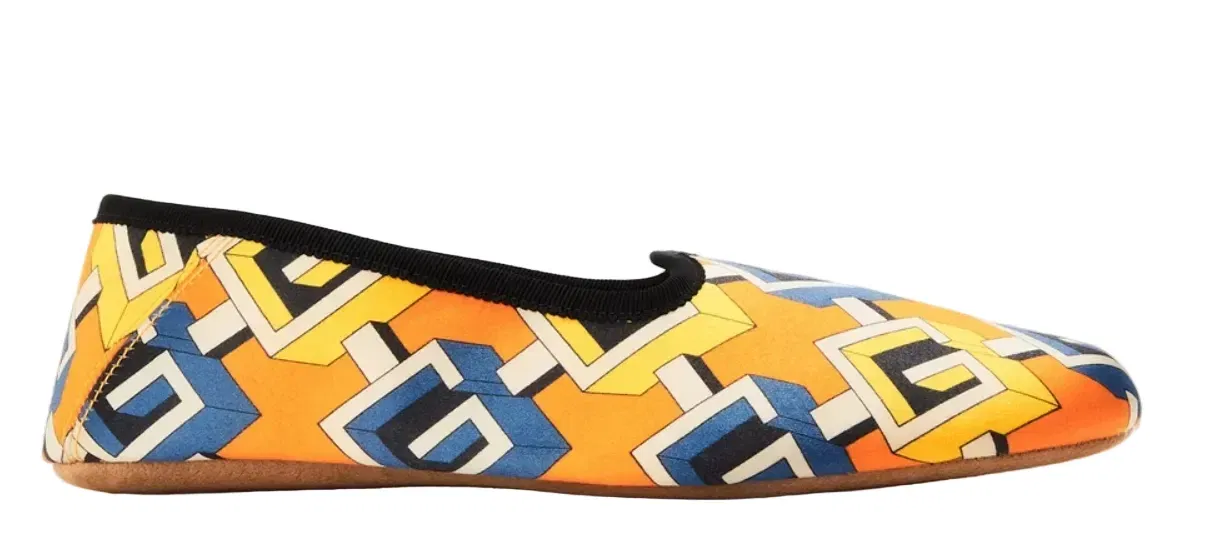 Gucci Men's Full Fit Slippers OrYlCBlu Iv/Ner