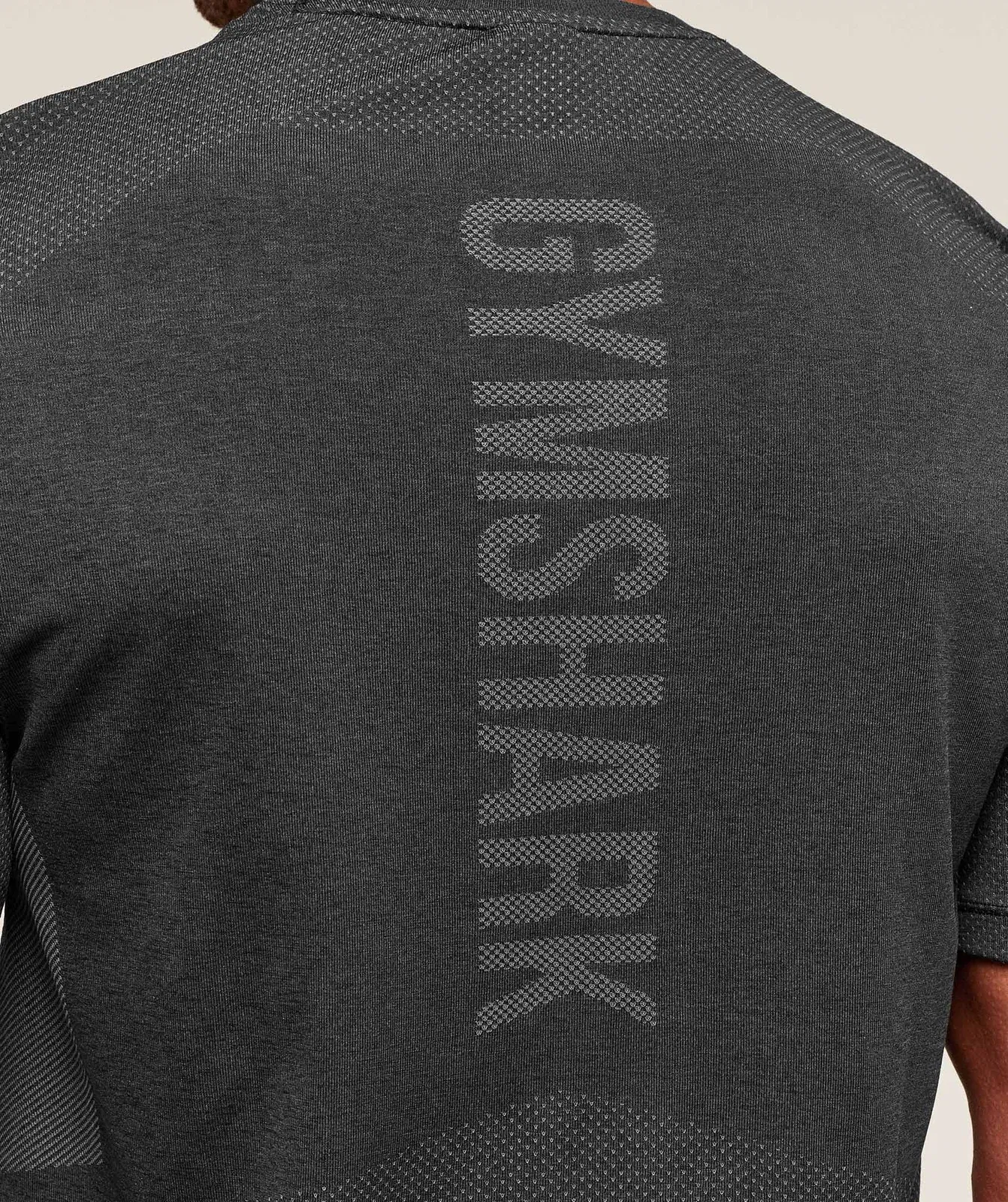 Gymshark Lightweight Seamless T-Shirt - Black/Silhouette Grey