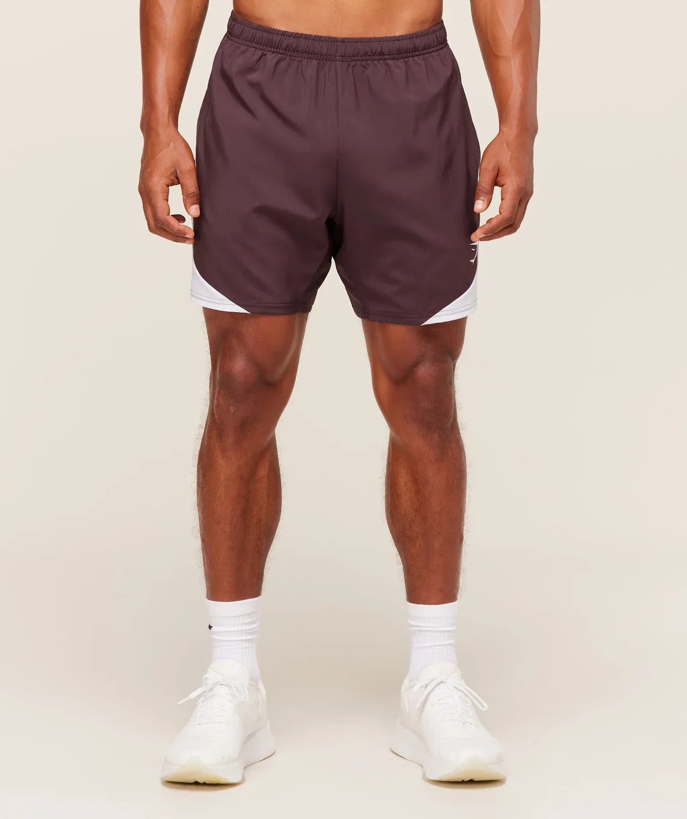 Gymshark Arrival Block 6" Shorts - Cherry Purple