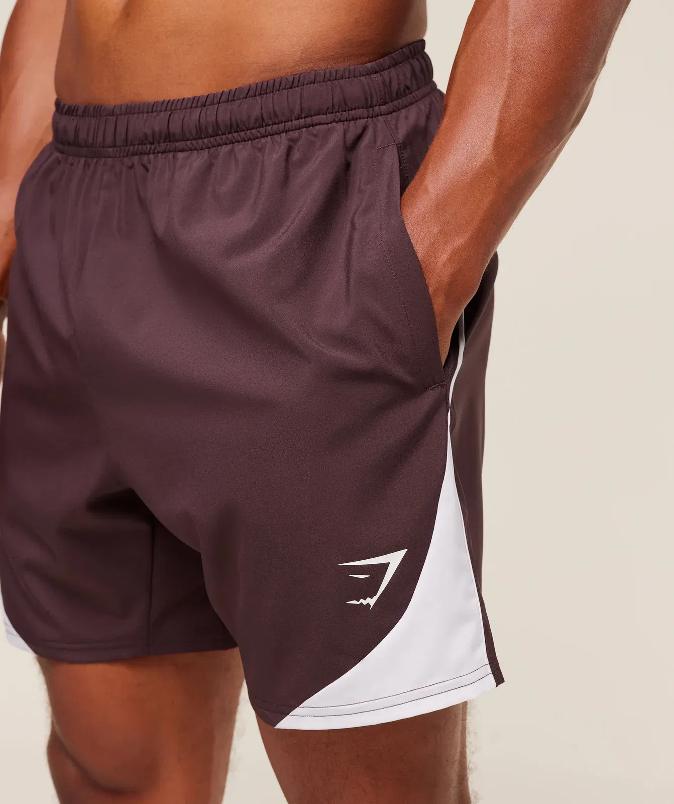 Gymshark Arrival Block 6" Shorts - Cherry Purple