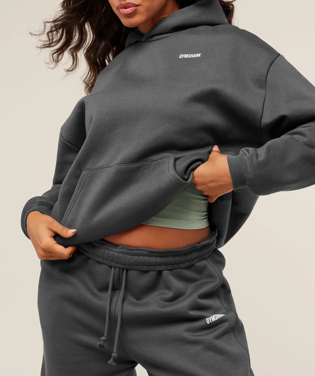 Gymshark Cosy Luxe Hoodie - Onyx Grey