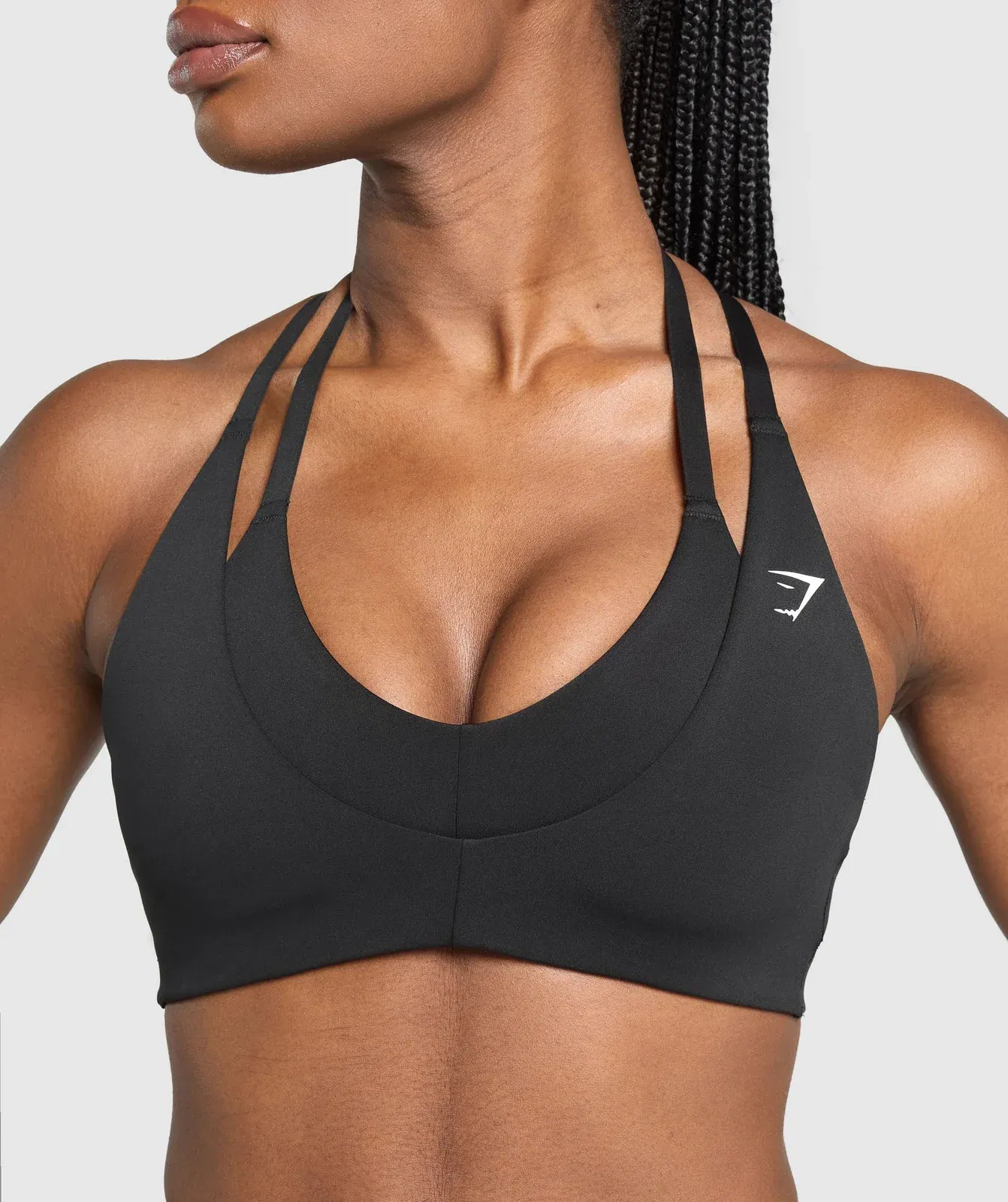 Gymshark Reps T Back Sports Bra - Black