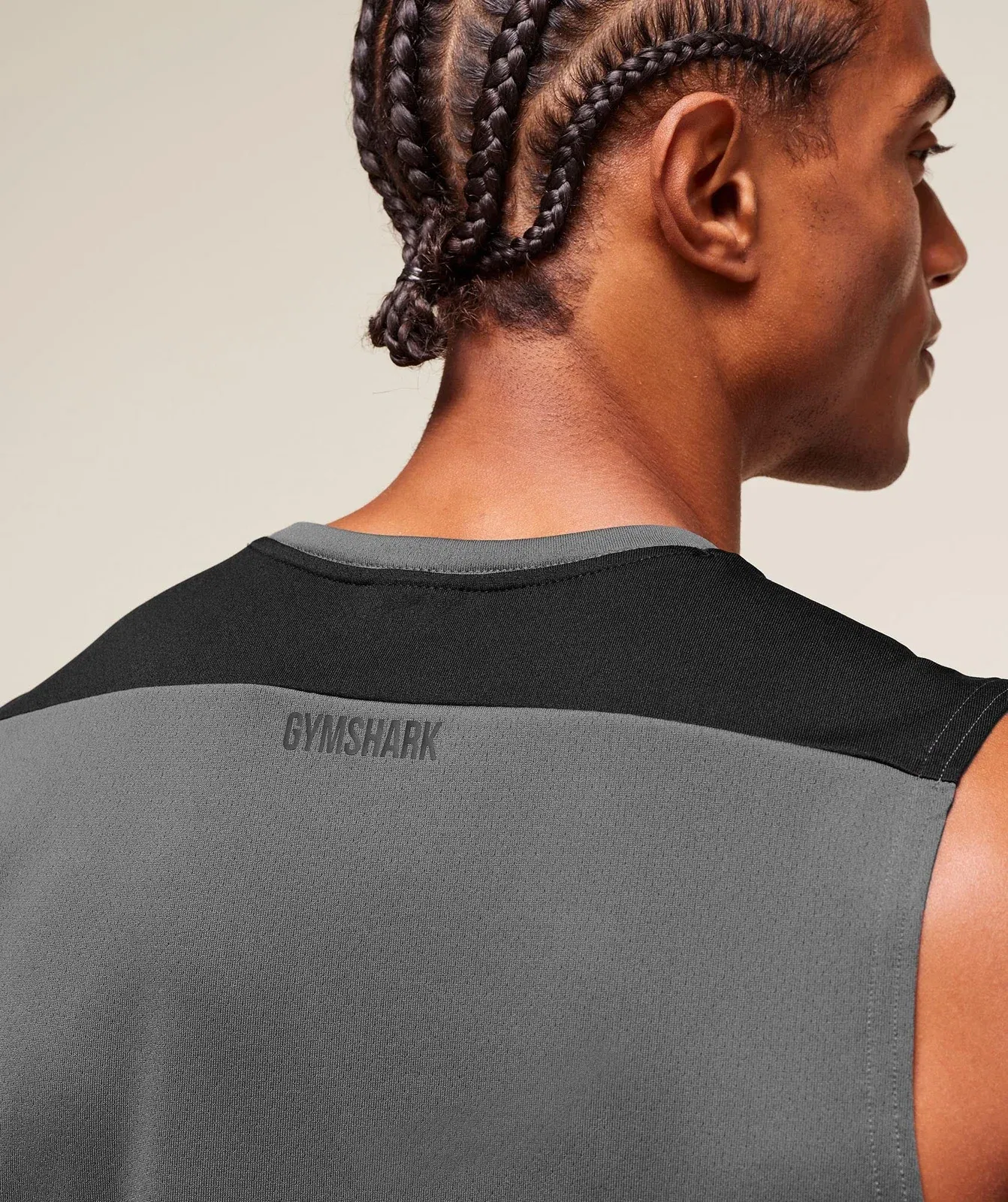 Gymshark Arrival Block Tank - Dark Grey