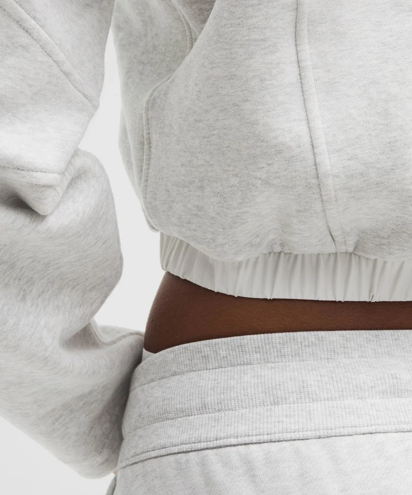 Loungeful Relaxed-Fit Full-Zip Cropped Hoodie