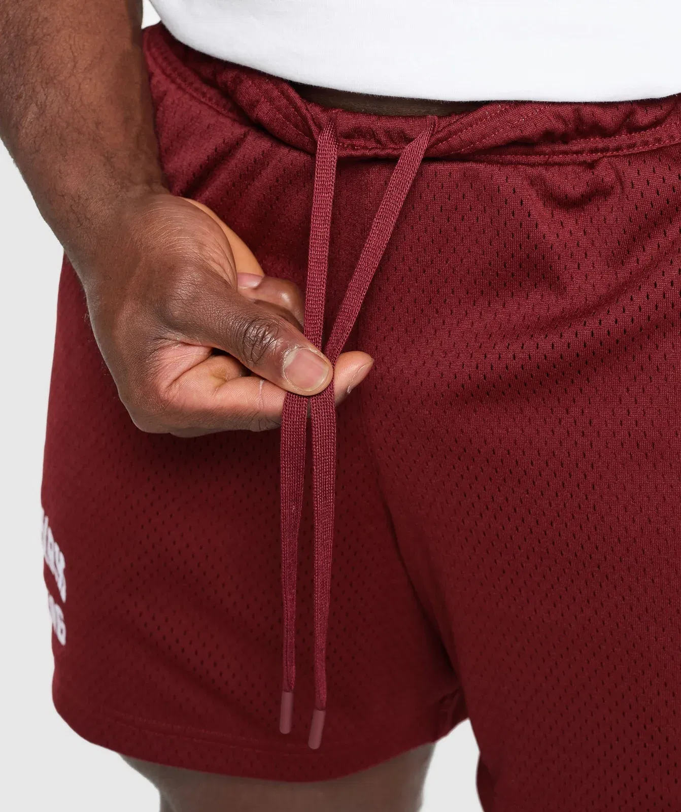 Gymshark Lifting Mesh 5" Shorts - Sets Red