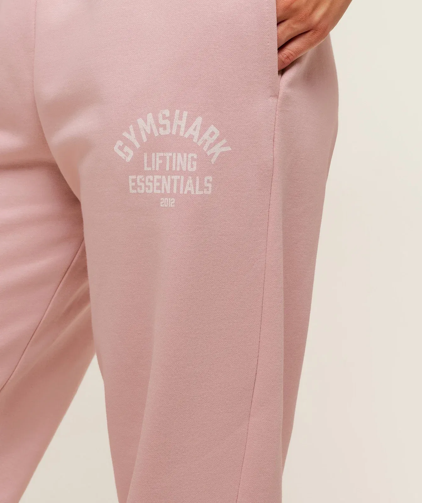 Gymshark Lifting Essentials Joggers - Cloud Pink