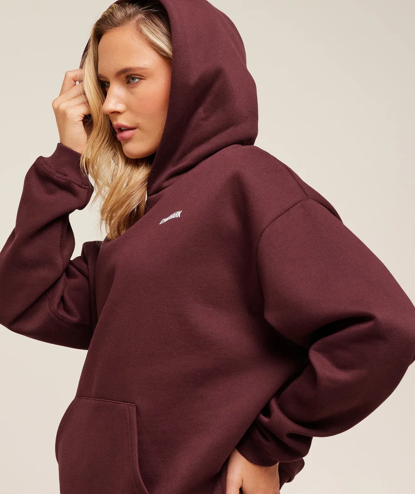 Gymshark Cosy Luxe Hoodie - Rich Maroon