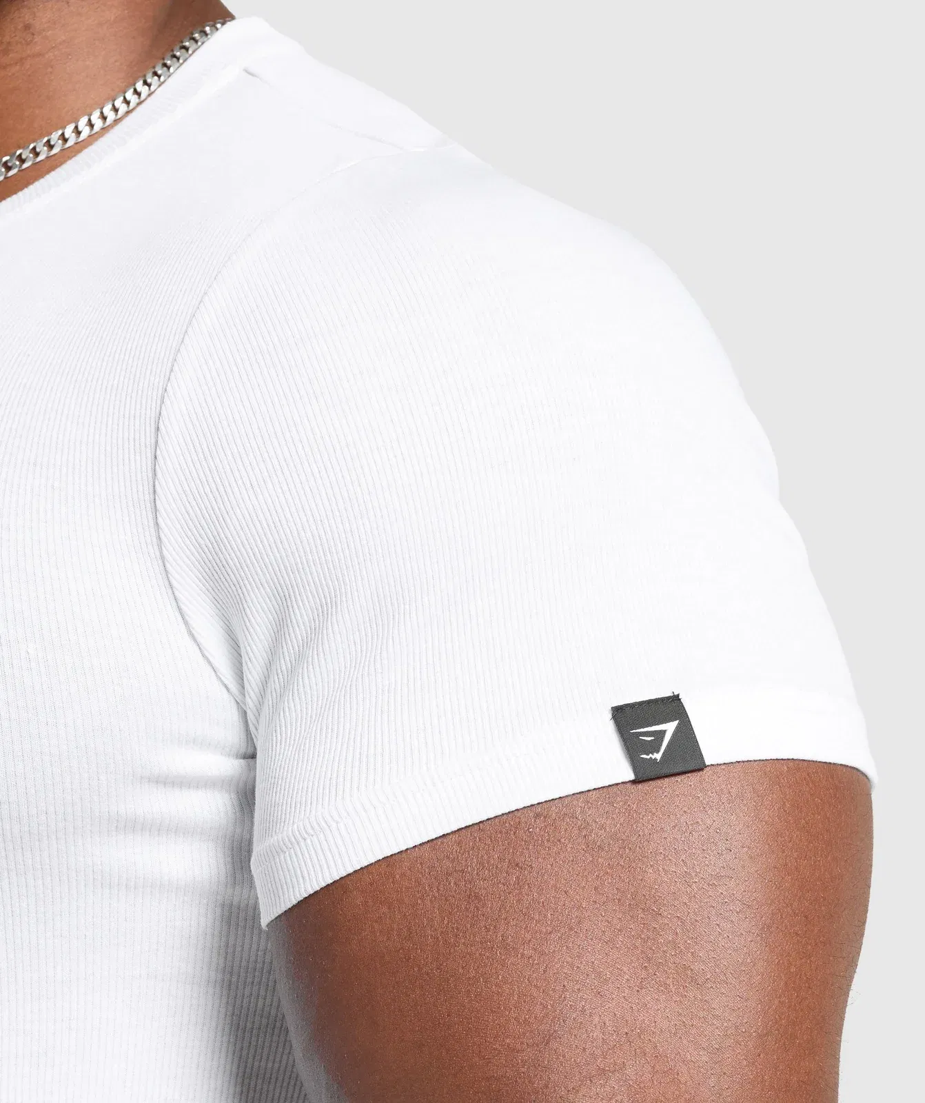 Gymshark Ribbed T-Shirt - White