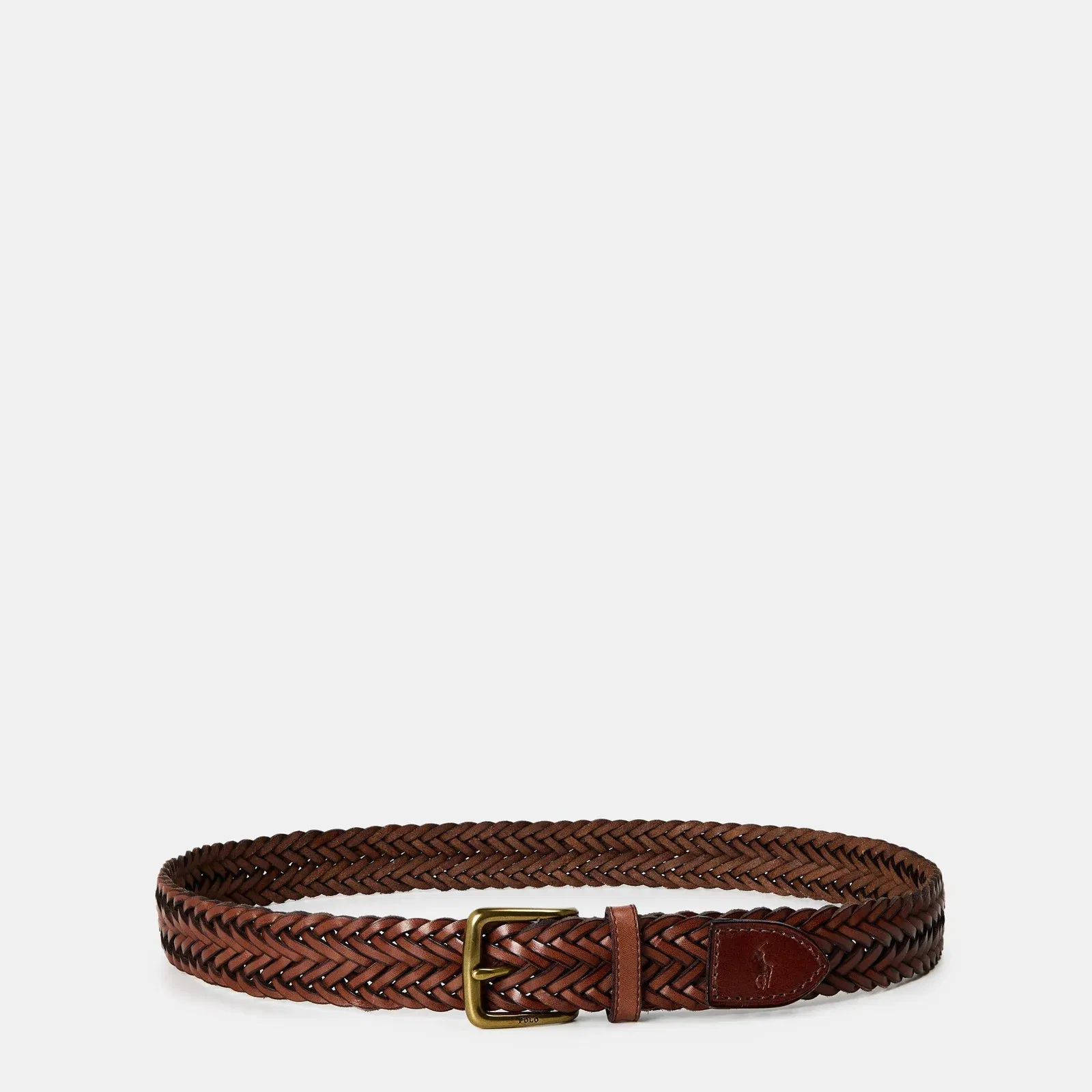 Men's Smooth Weave Leather Belt