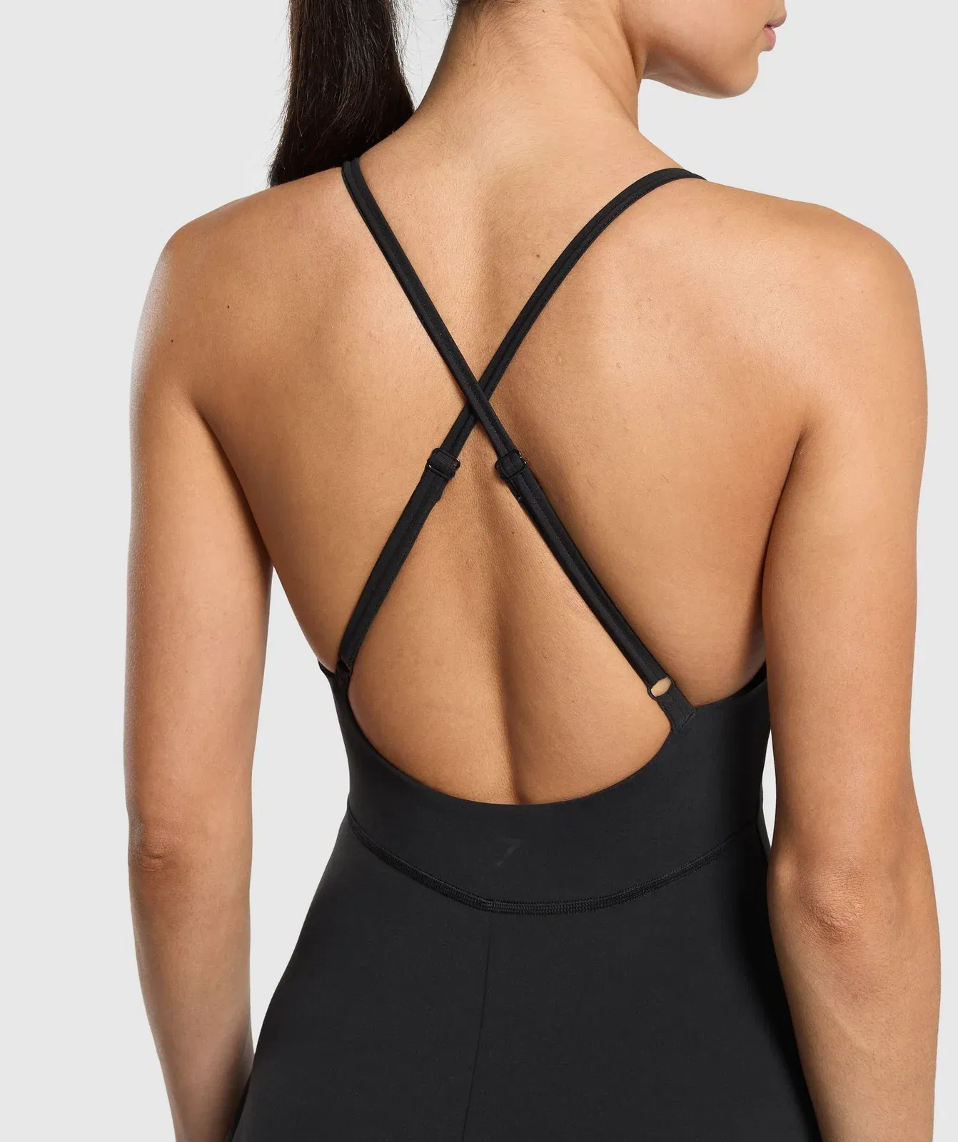 Gymshark Strappy 2-in-1 Dress - Black