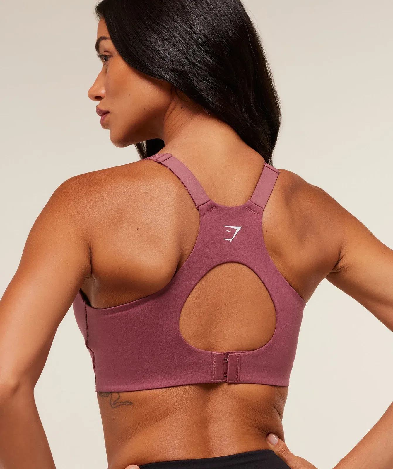 Gymshark High Support V-Neck Sports Bra - Reset Pink