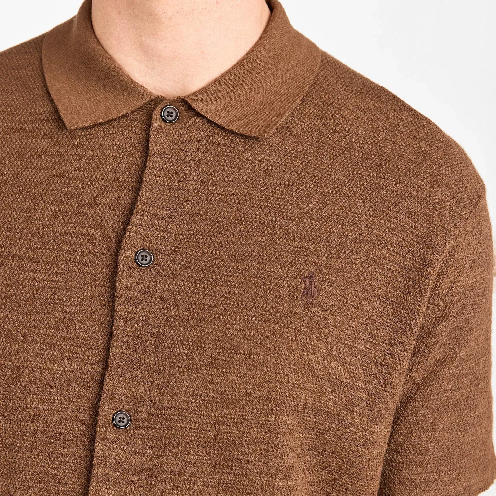 Men's Short-Sleeve Plain Shirt