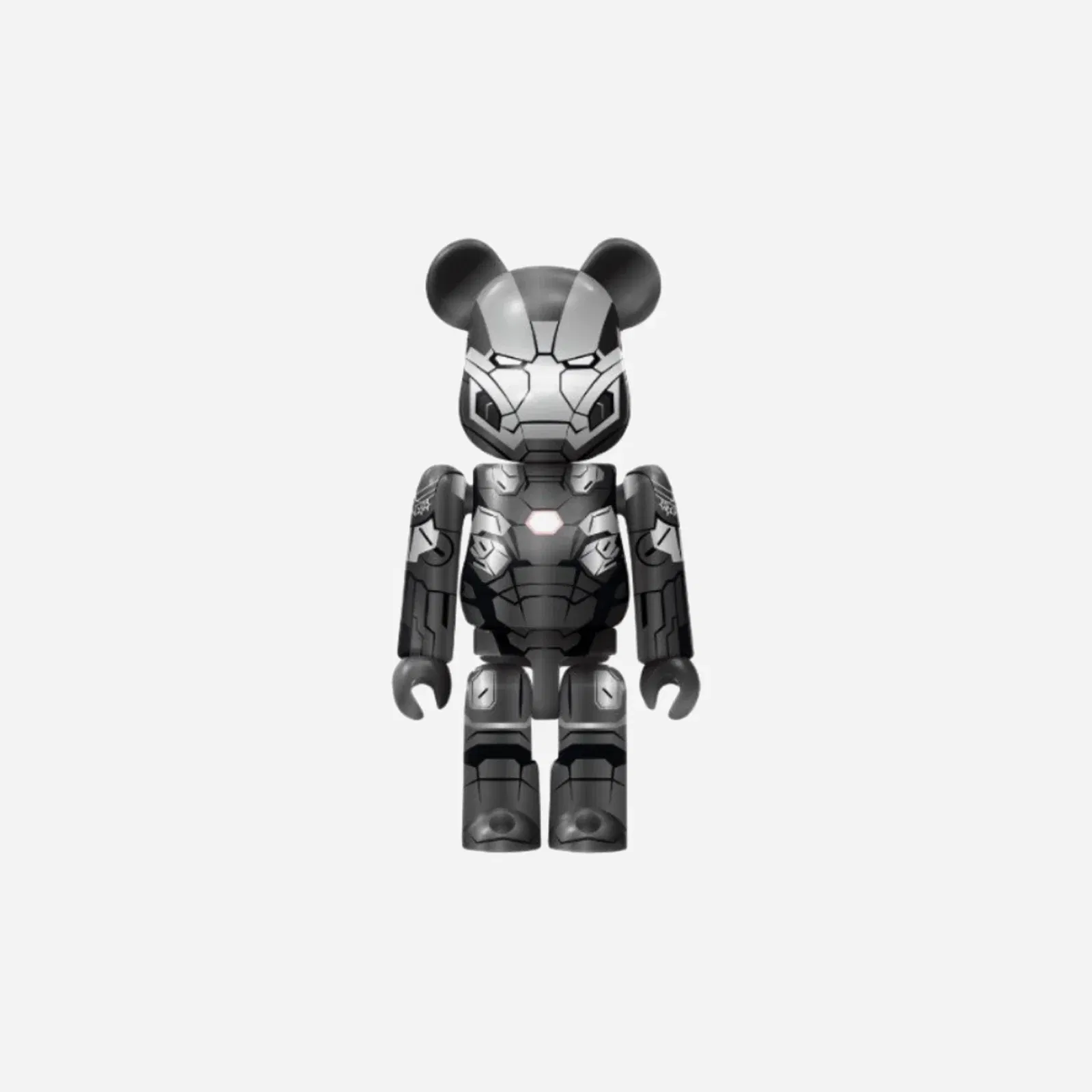 Bearbrick X Happy Marvel Ichibankuji 2021 War Machine 100% Series Keychain