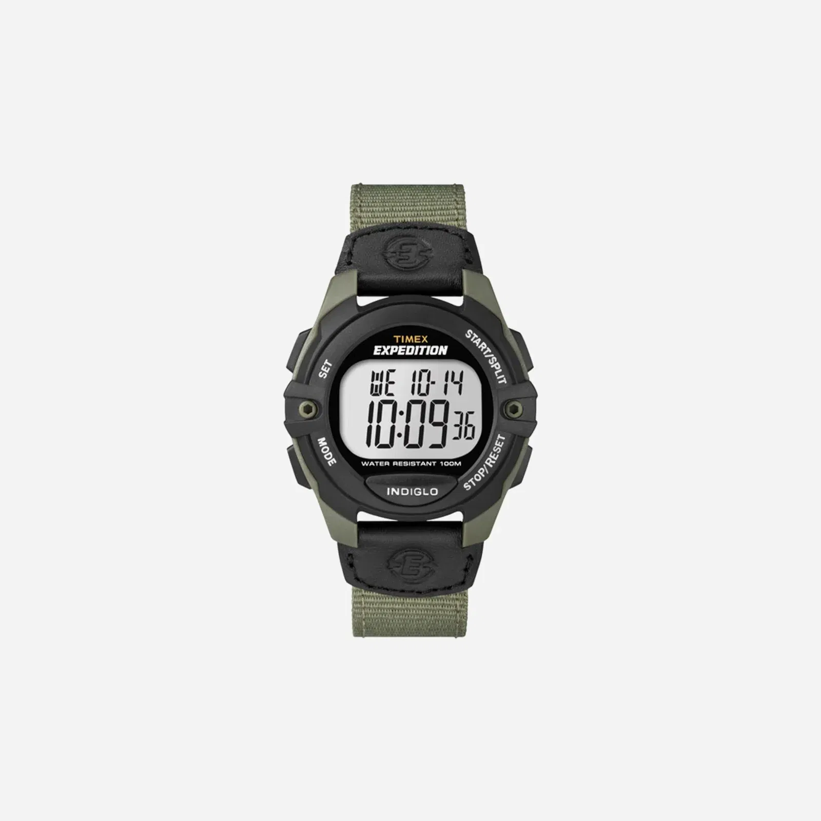 Timex Expedition Digital CAT5 Grey DIal Black Green Nylon Strap Watch