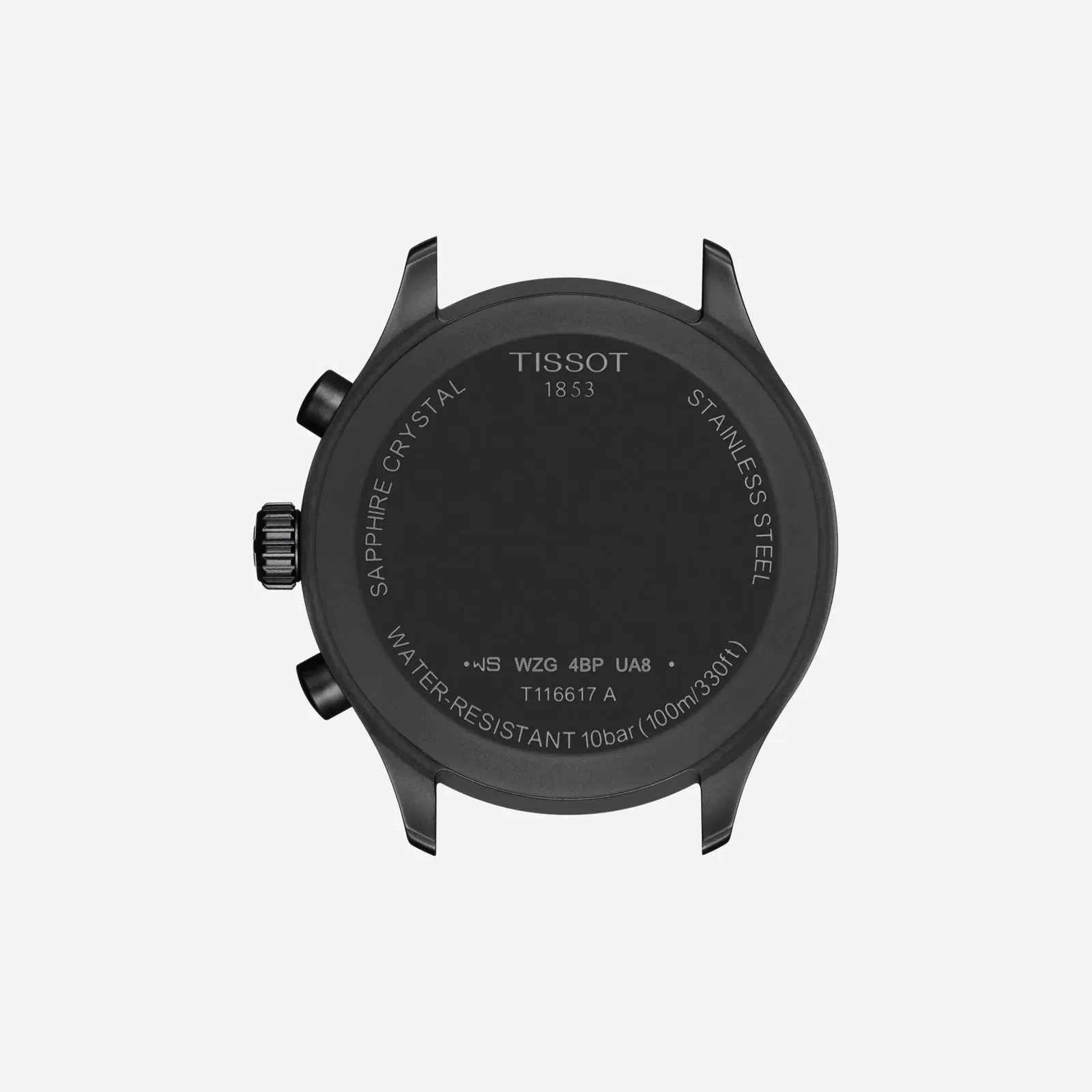 Tissot Chrono XL Black Dial Black Fabric Strap Watch