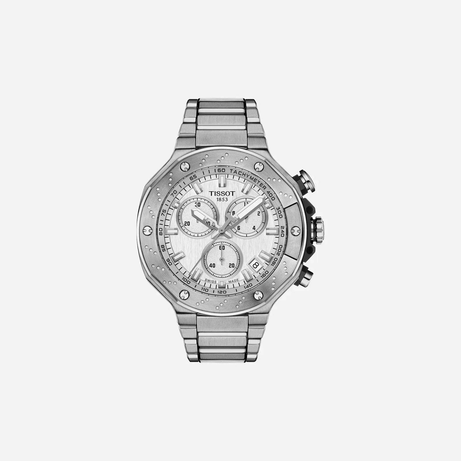 Tissot T-Race Chonograph Silver Dial Silver Stainless Steel Watch