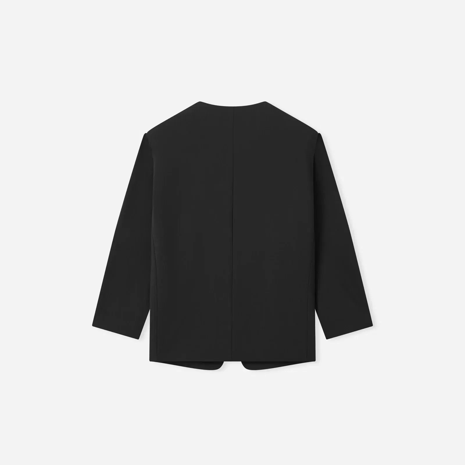 Fear Of God Collarless Jacket Off Black