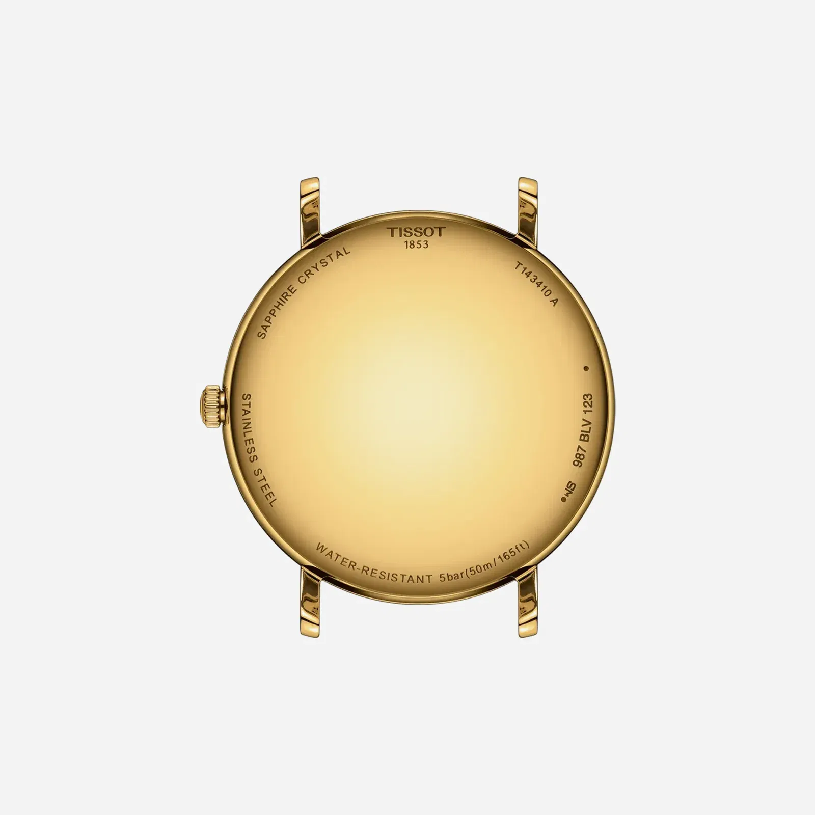 Tissot Everytime 40mm Leaf Dial Yellow Gold Stainless Steel Yellow Gold PVD Strap Watch