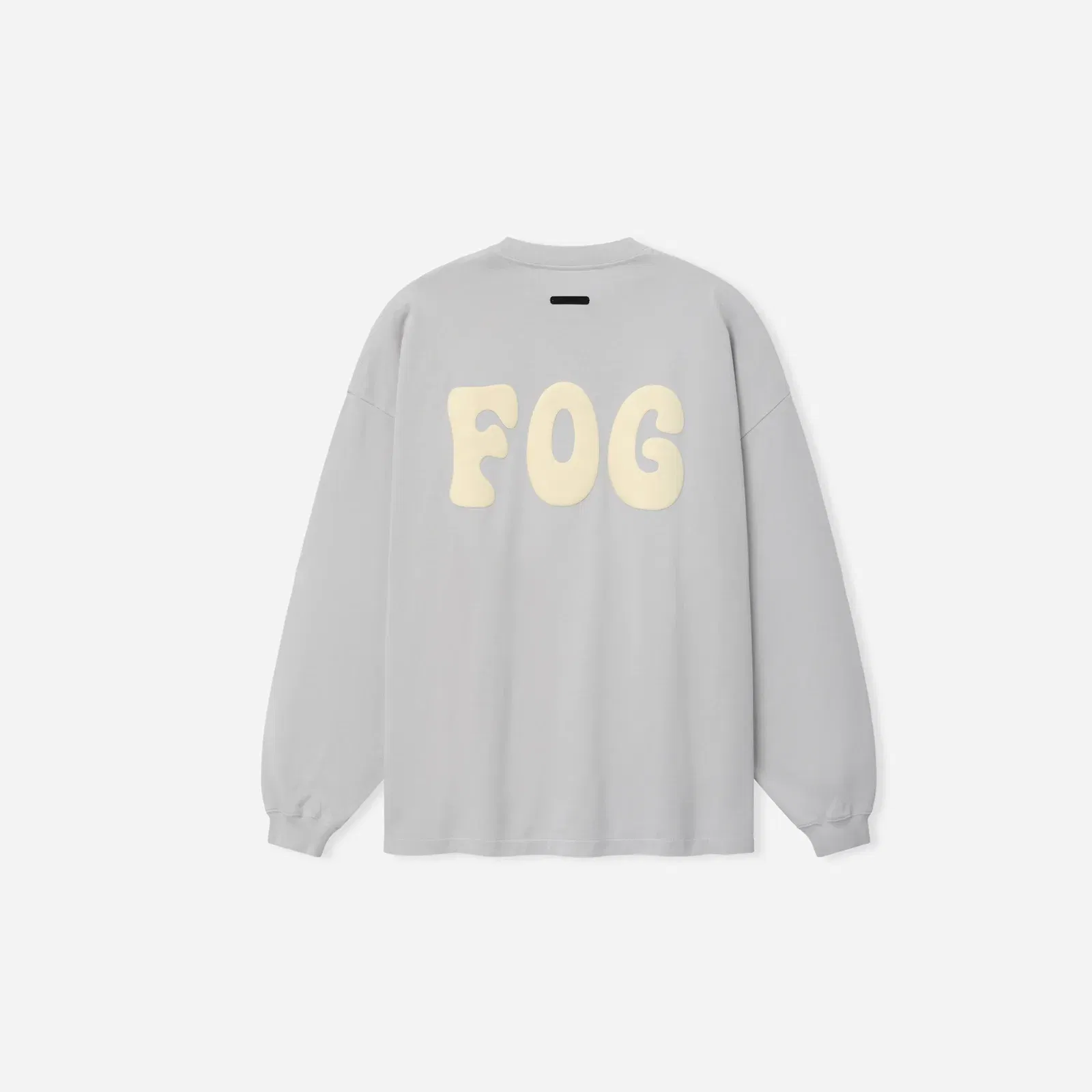 Fear Of God Essentials Heavy Jersey Merch Long Sleeve T-Shirt Washed Overcast