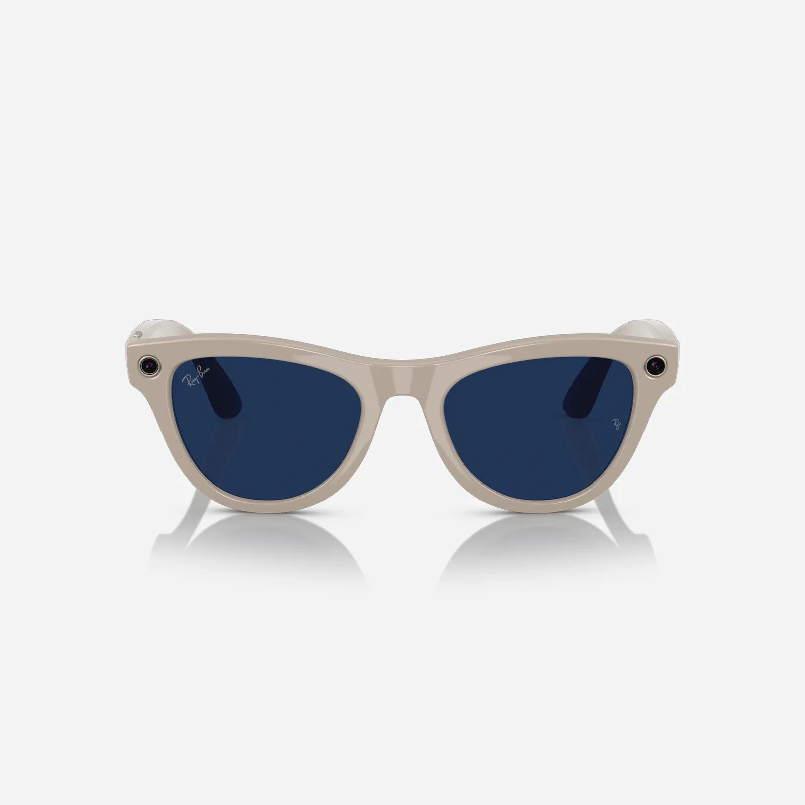 Ray-Ban Meta Skyler Chalk Grey Clear-Sapphire Transition Lens