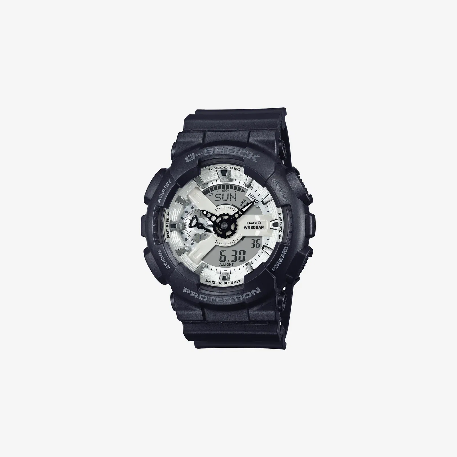 Casio G-Shock GA-110WD-1ADR Quartz White Dial Analog-Digital Resin Watch