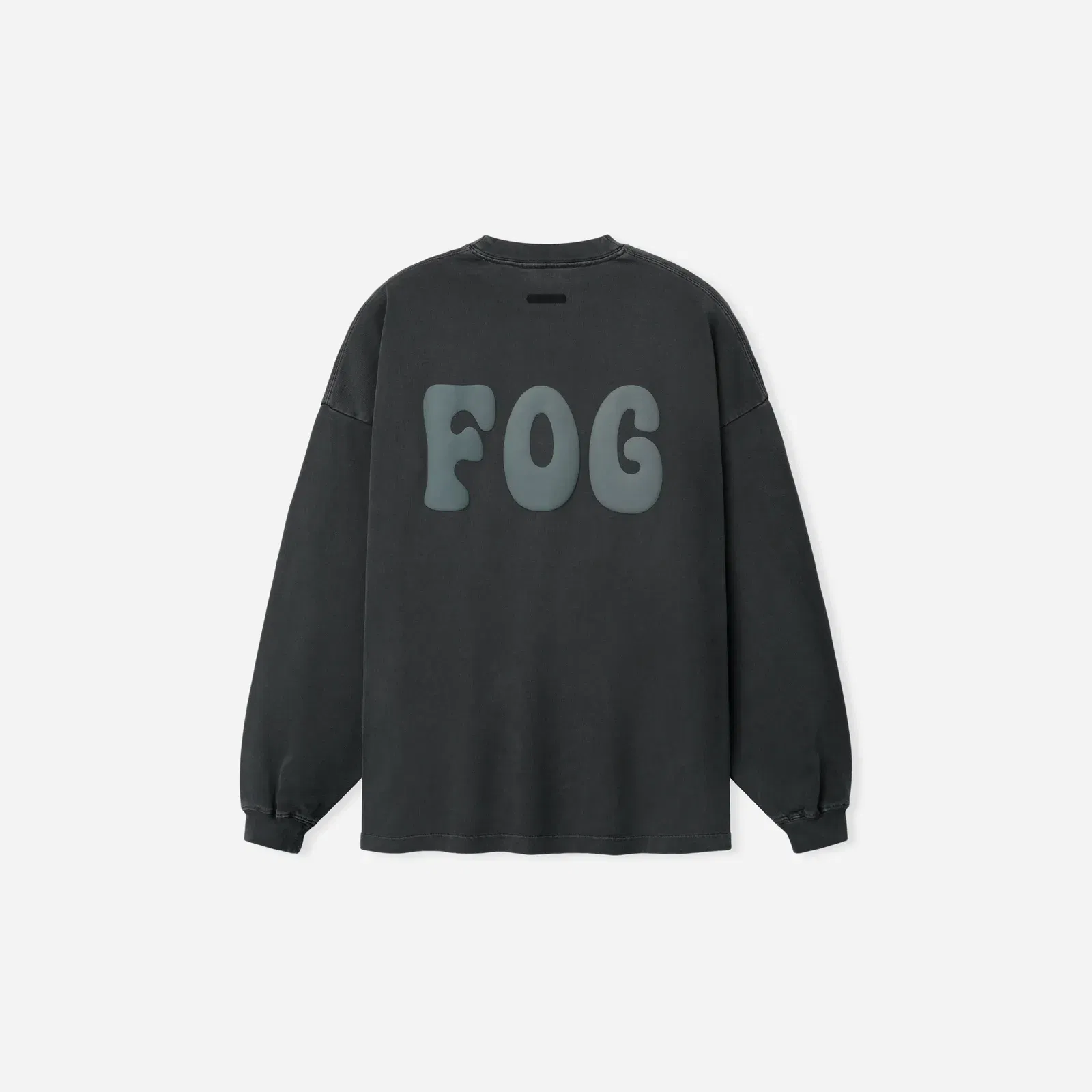 Fear Of God Essentials Heavy Jersey Merch Long Sleeve T-Shirt Washed Iron Grey