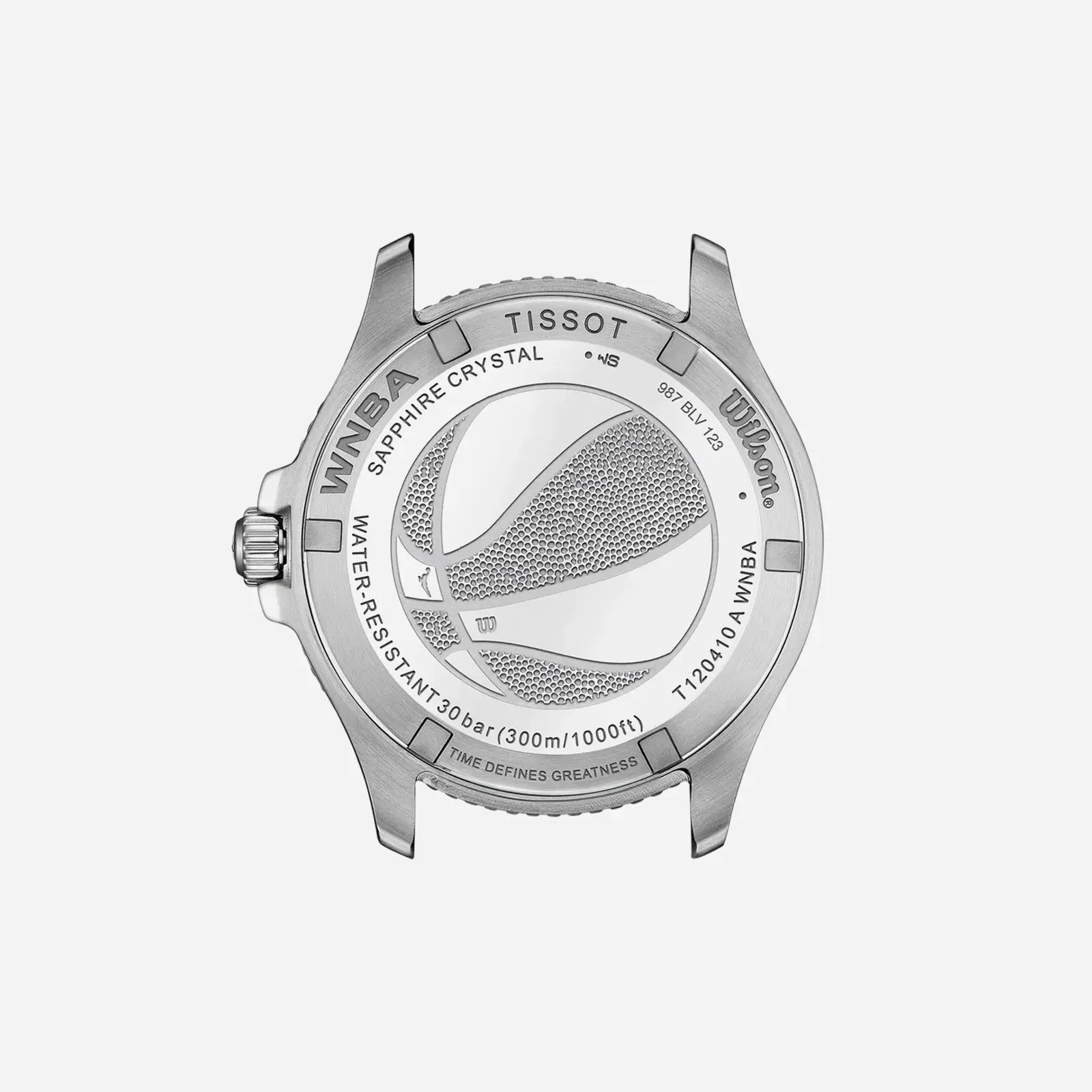 Tissot Seastar Wilson WNBA White Dial White Synthetic Strap Watch