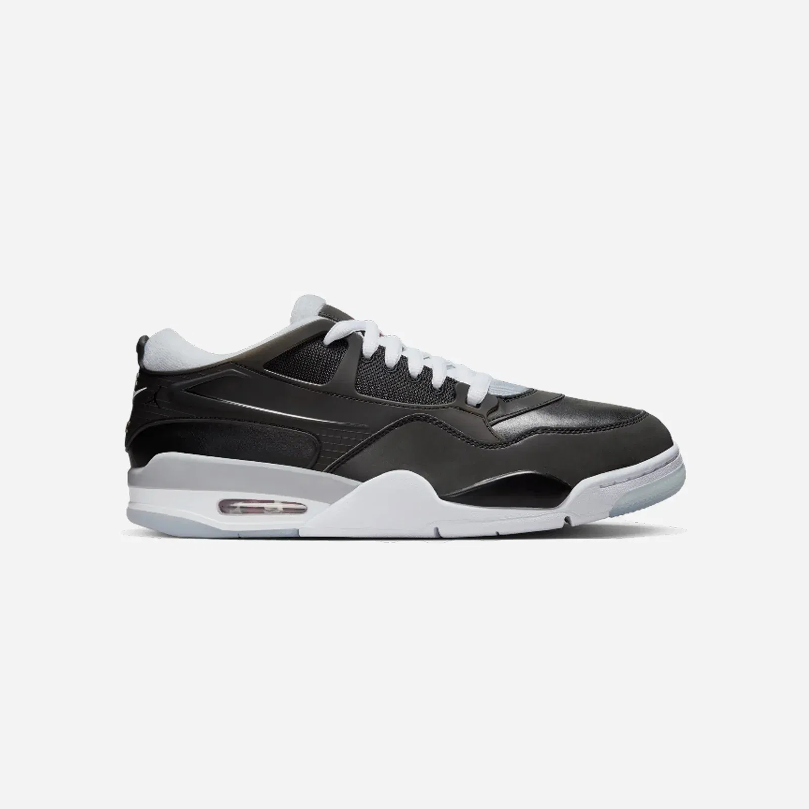 Nike Air Jordan 4 RM Lifestyle Shoes Black/Wolf Grey/Fire Red
