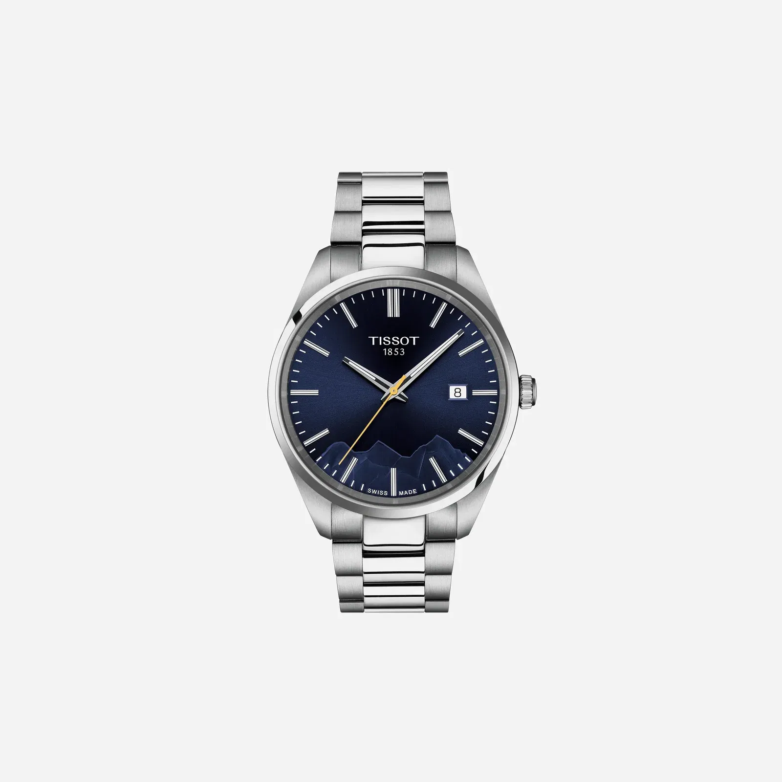 Tissot PR 100 Jungfraubahn Quartz 40mm Blue Dial Silver Steel Watch