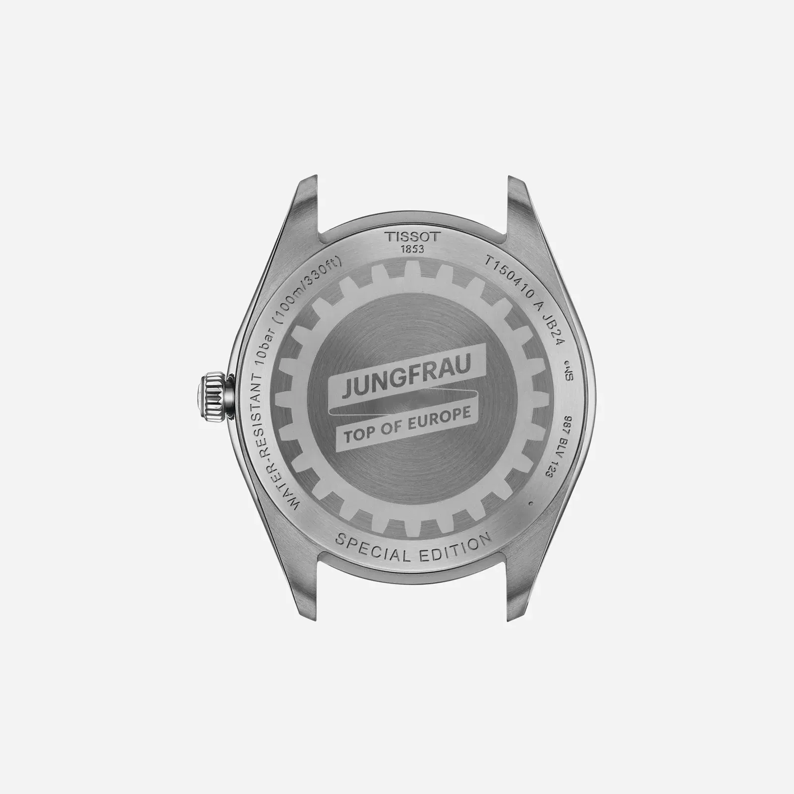 Tissot PR 100 Jungfraubahn Quartz 40mm Blue Dial Silver Steel Watch