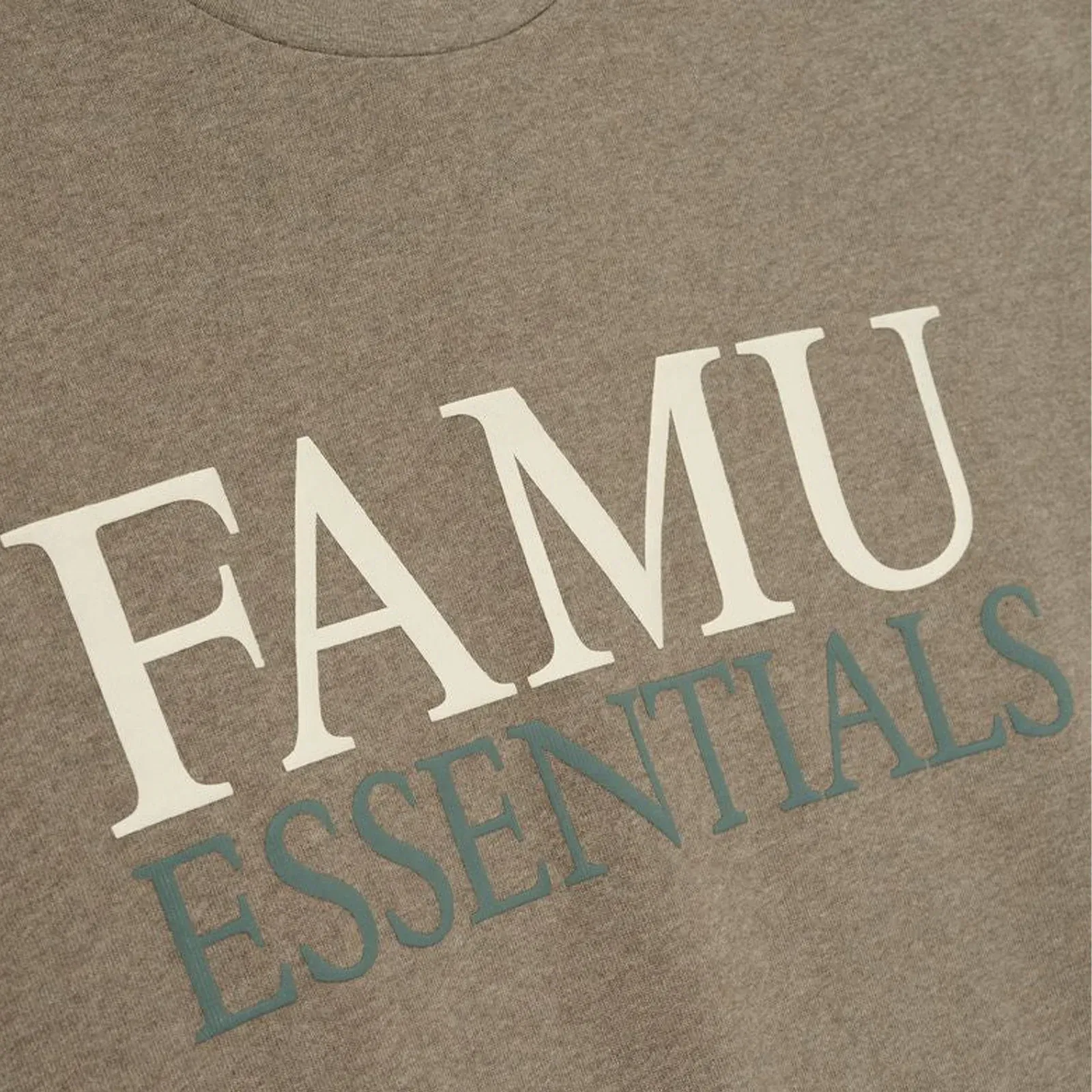Fear Of God Essentials FAMU 90s T-Shirt Homestead Heather