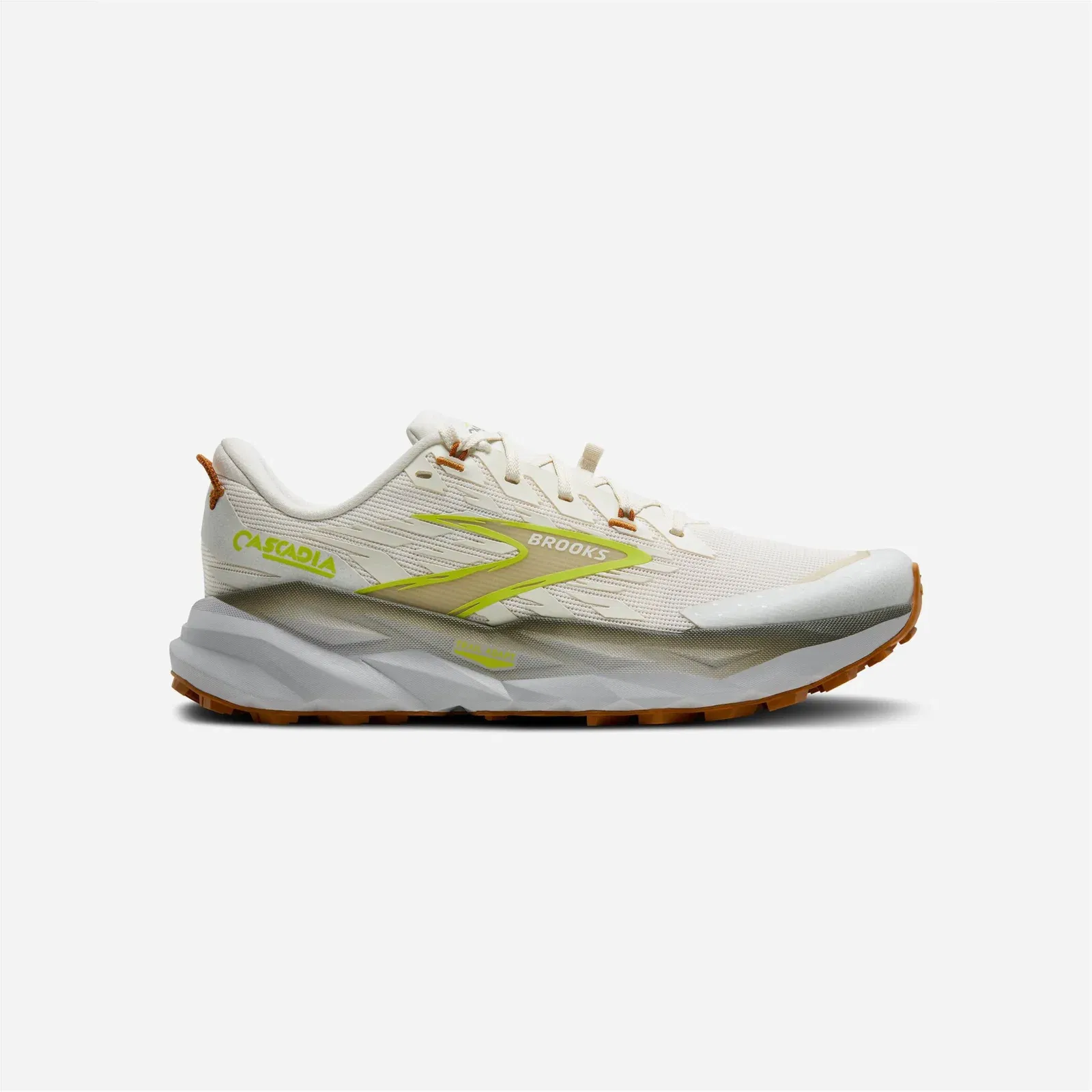 Brooks Cascadia 19 Coconut Olive Ginger