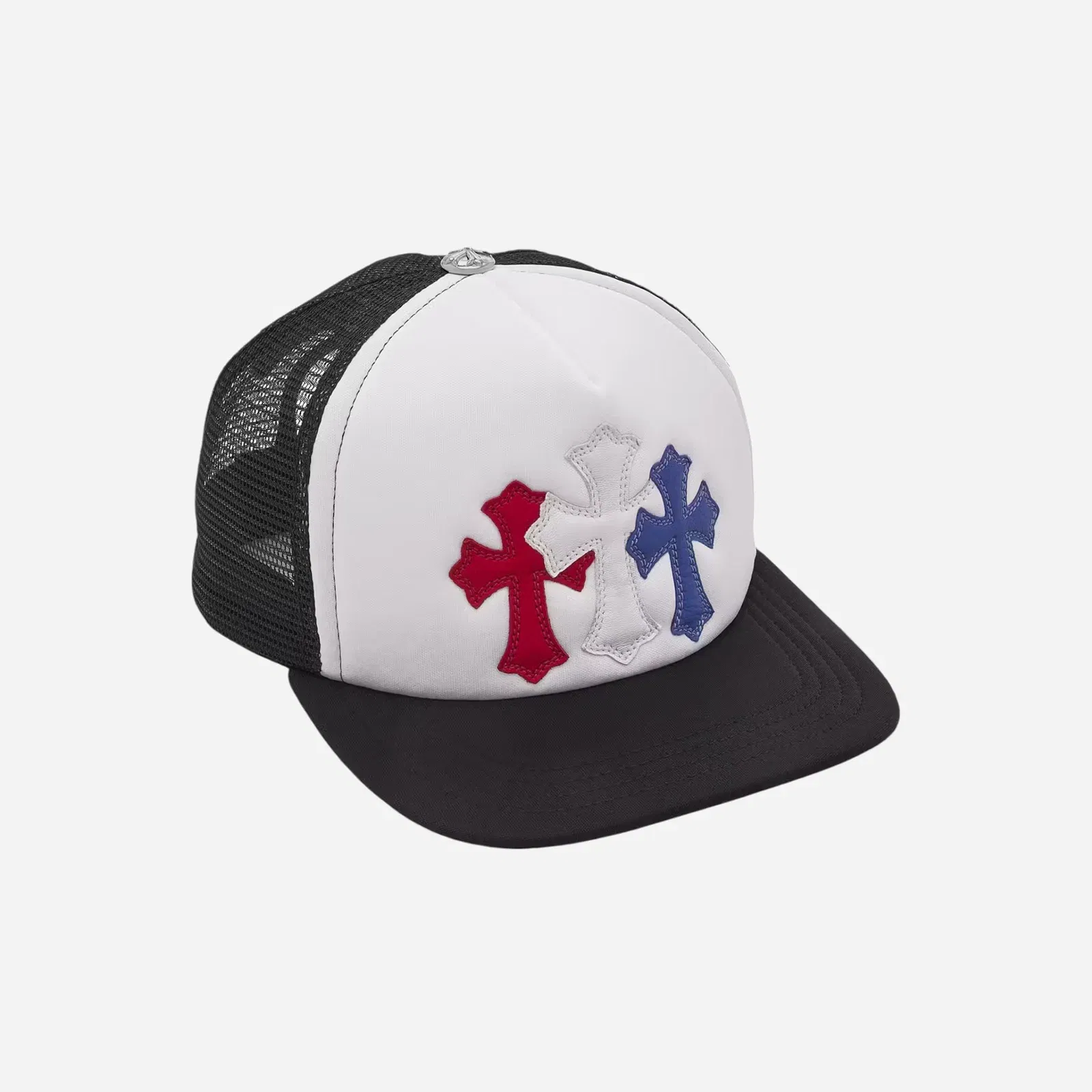 Chrome Hearts Trucker Hat Red White Blue
