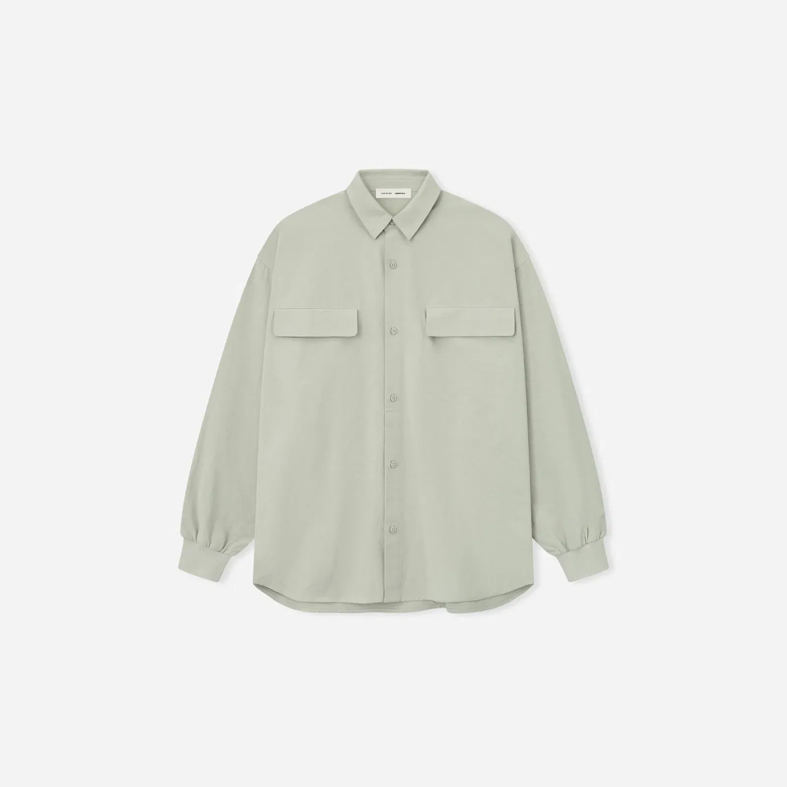 Fear Of God Essentials Oxford Shirt Abbey Stone